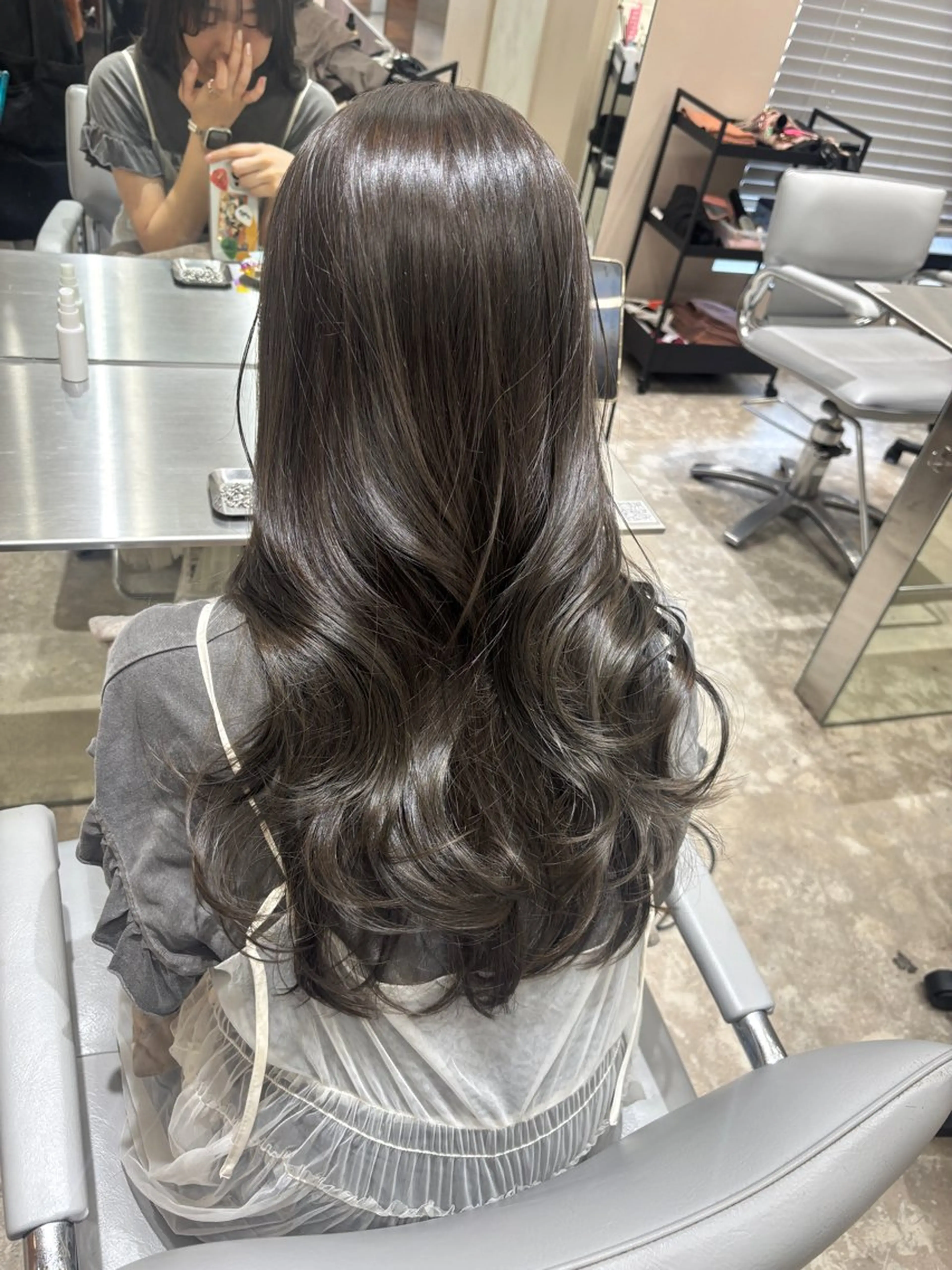 ロング コトネ🫧 韓国風レイヤーカットのヘアスタイル