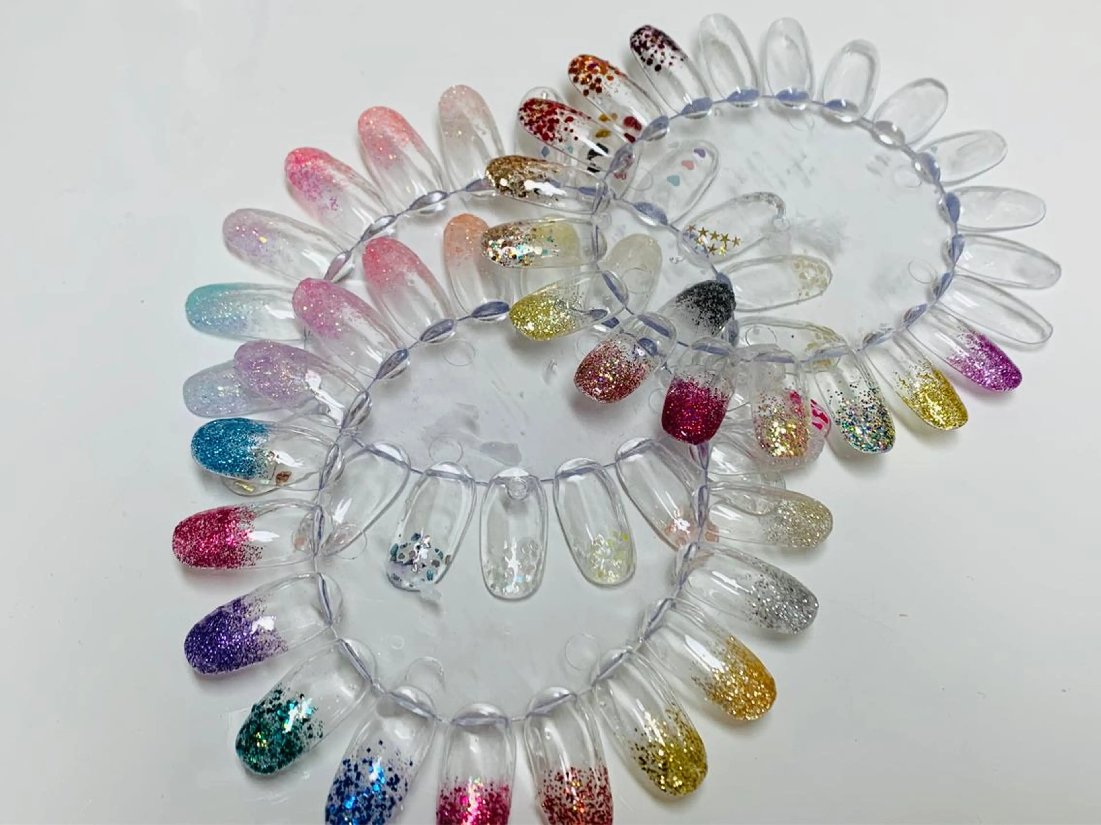 オフなし ラメグラデーションの写真