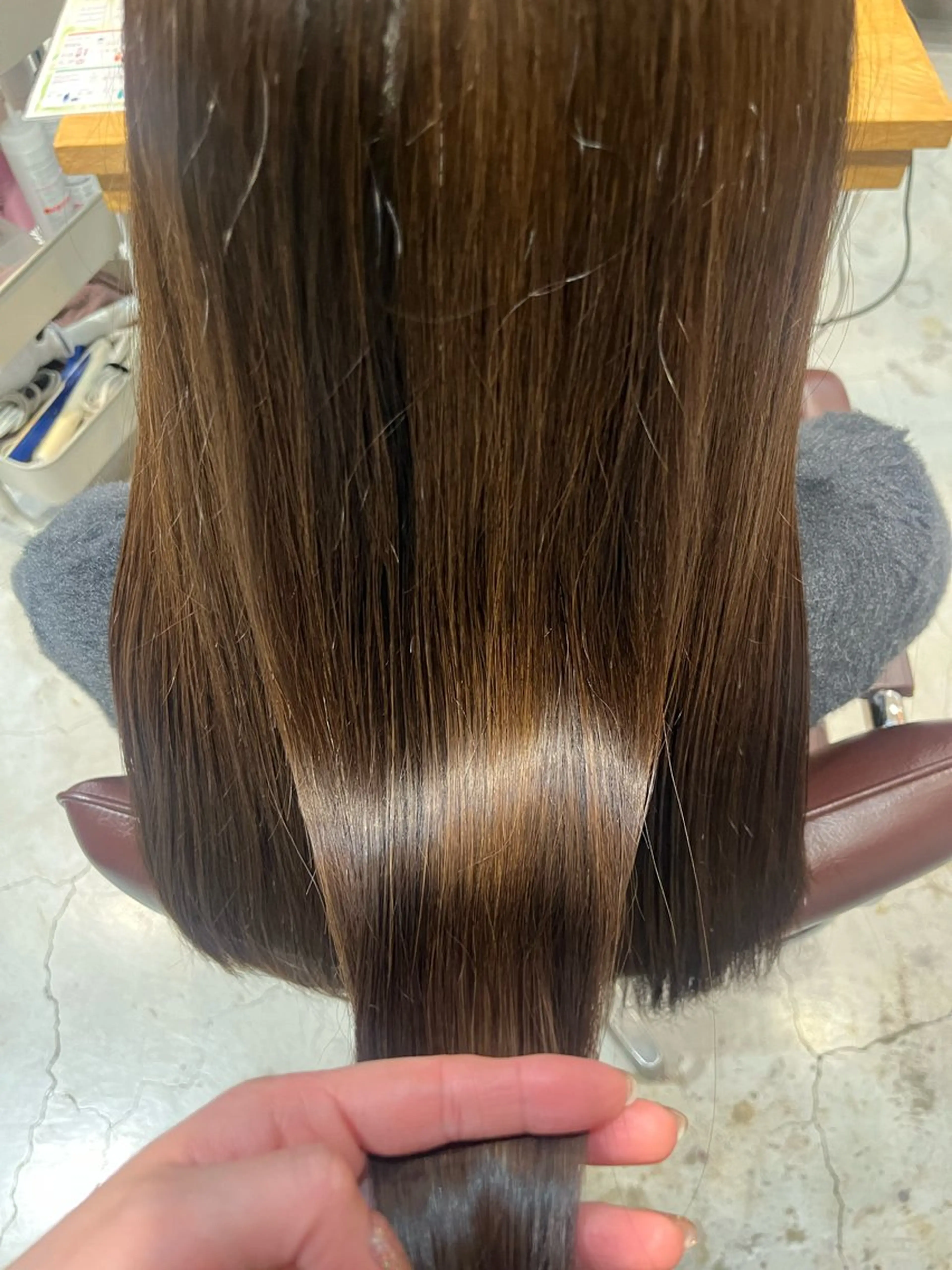 ロング トリートメント 縮毛矯正 🤎透明感ツヤカラー Chinatsu🤎のヘアスタイル