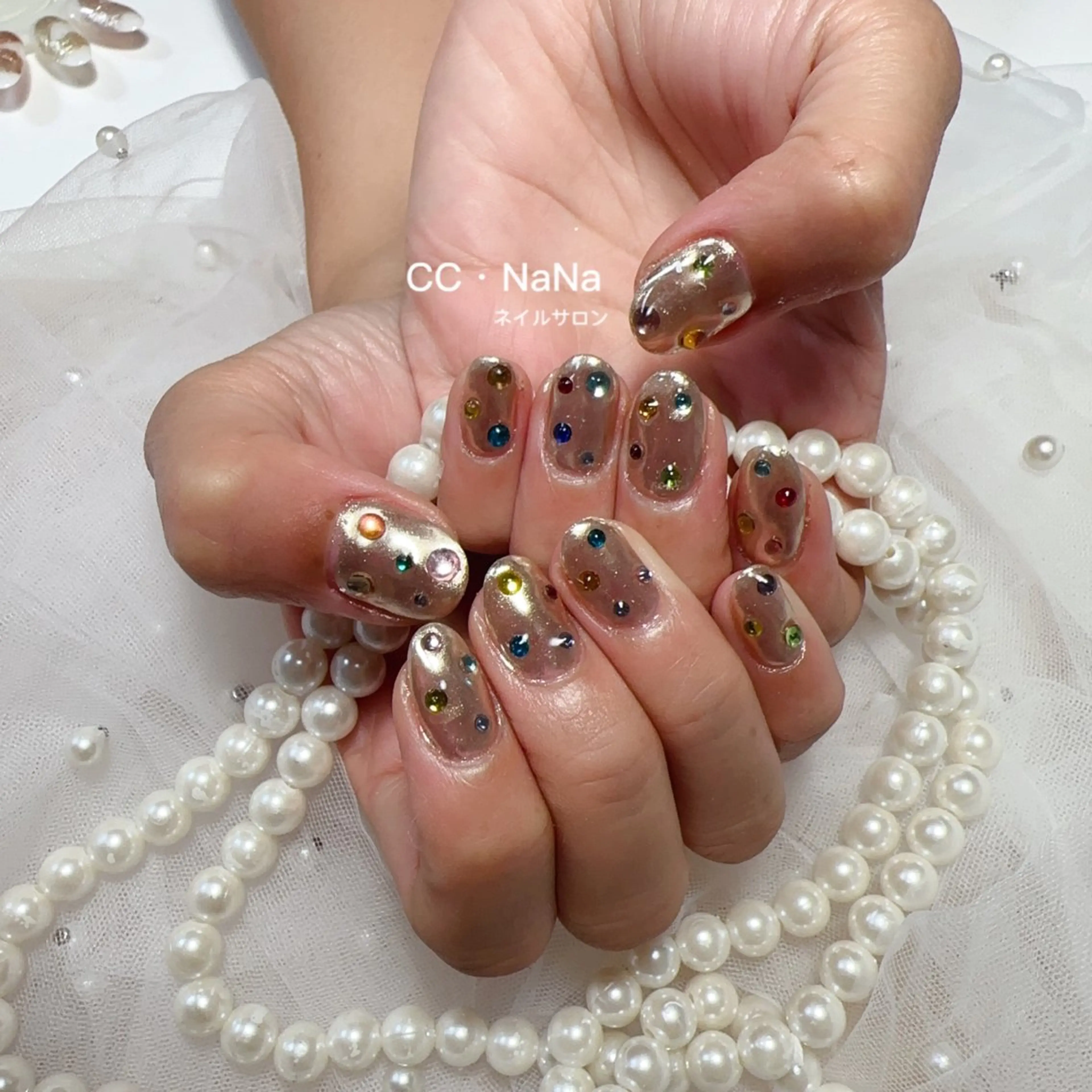 ネイル 桃井　香り パラジェル取扱店🦋のネイルデザイン