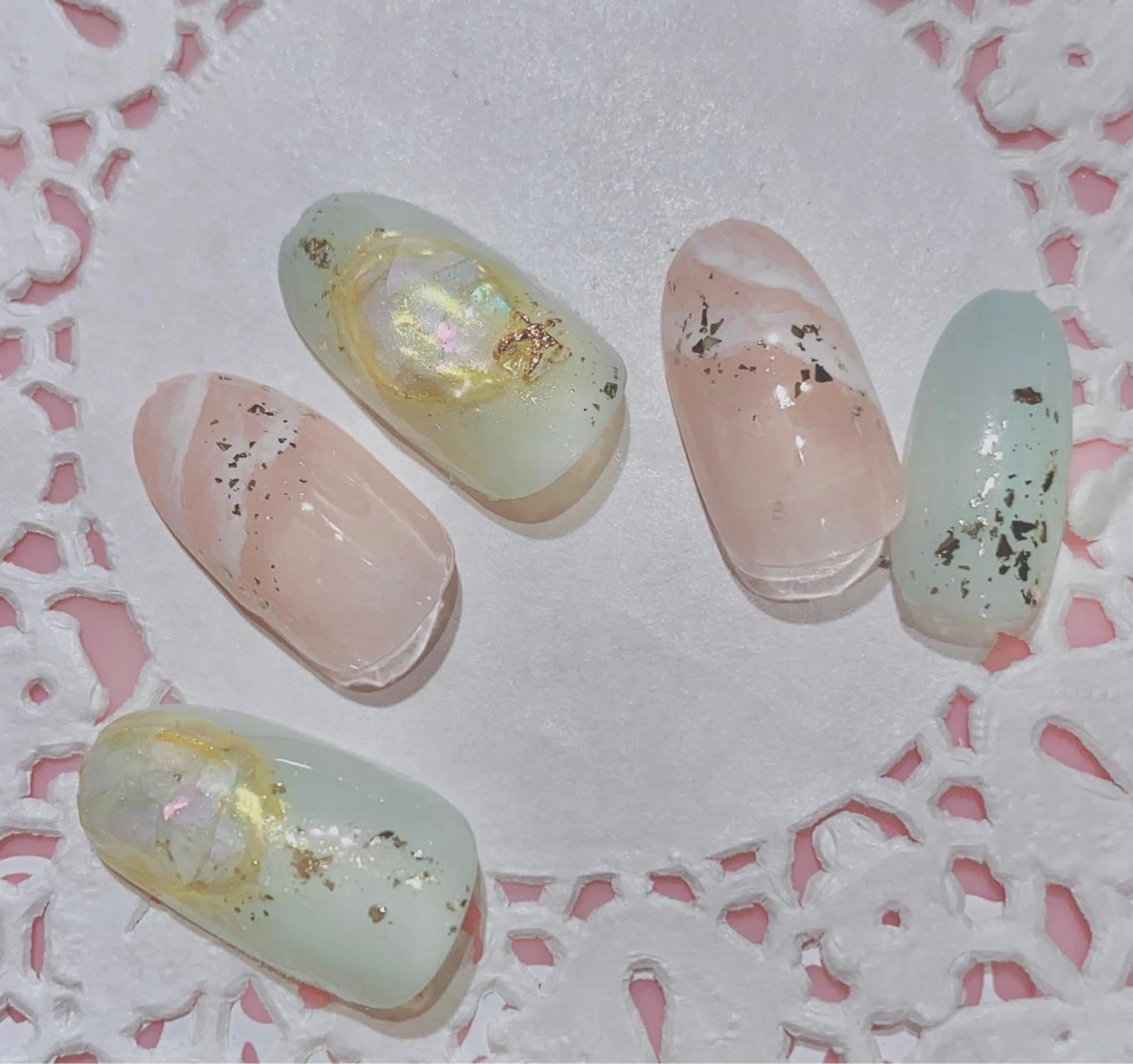 ネイル シンプルネイル VIST☆ ｍａｍｉのネイルデザイン