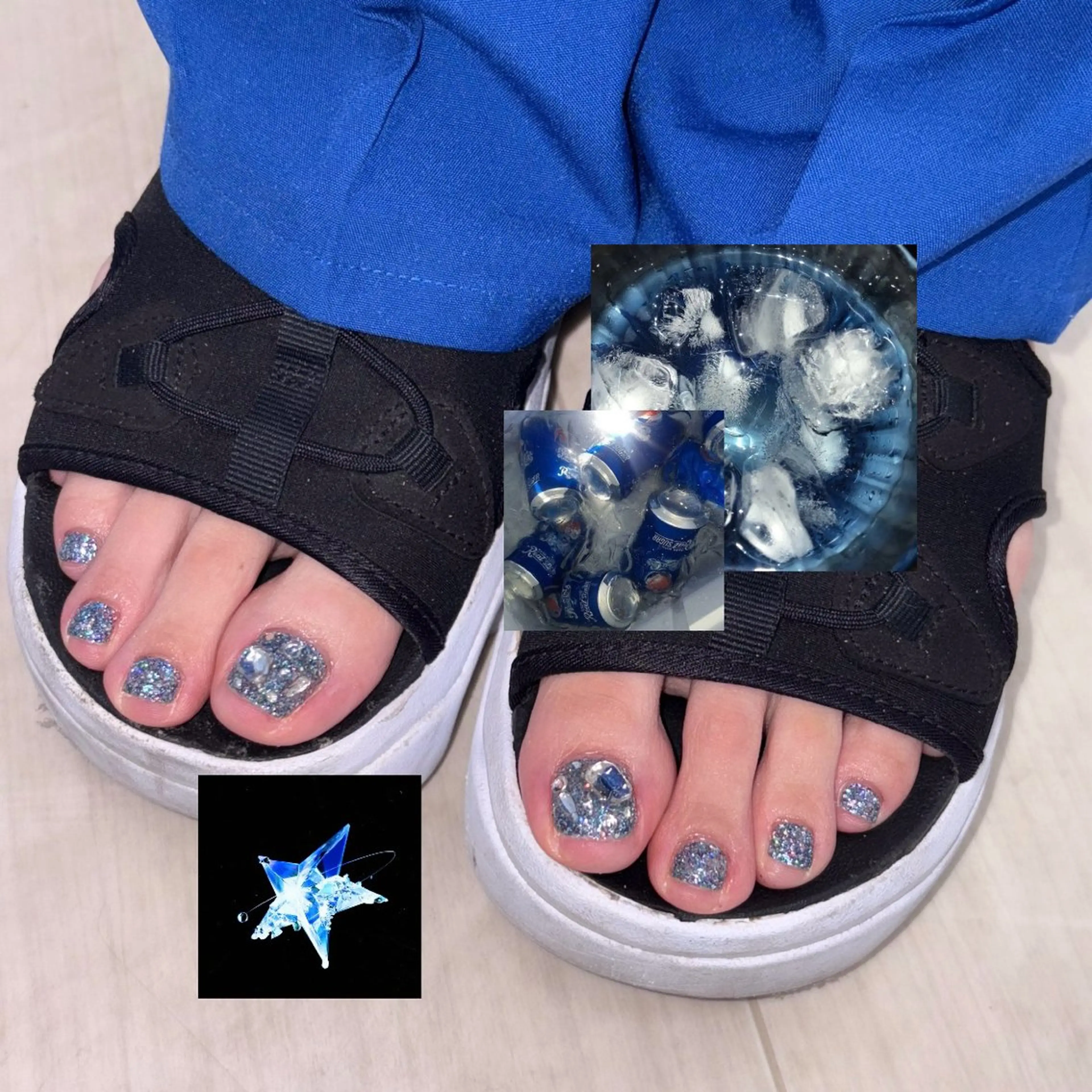 【オフあり】🖤フットワンポイントコース🖤〖パラジェル変更可能〗 赤羽の写真