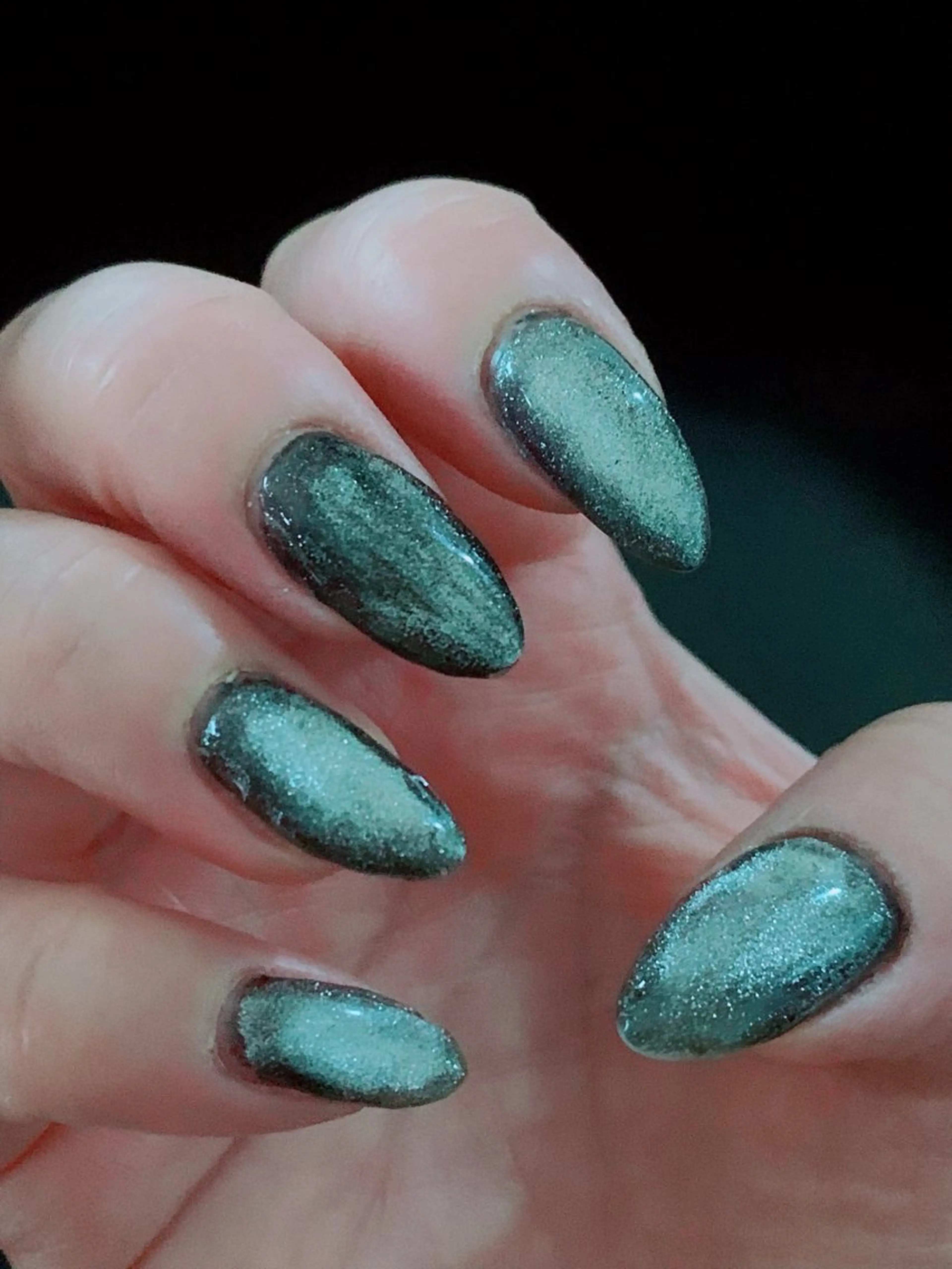 ネイル マグネットネイル ワンカラーネイル シンプルネイル ハンドネイル NAIL__ KOKOのネイルデザイン