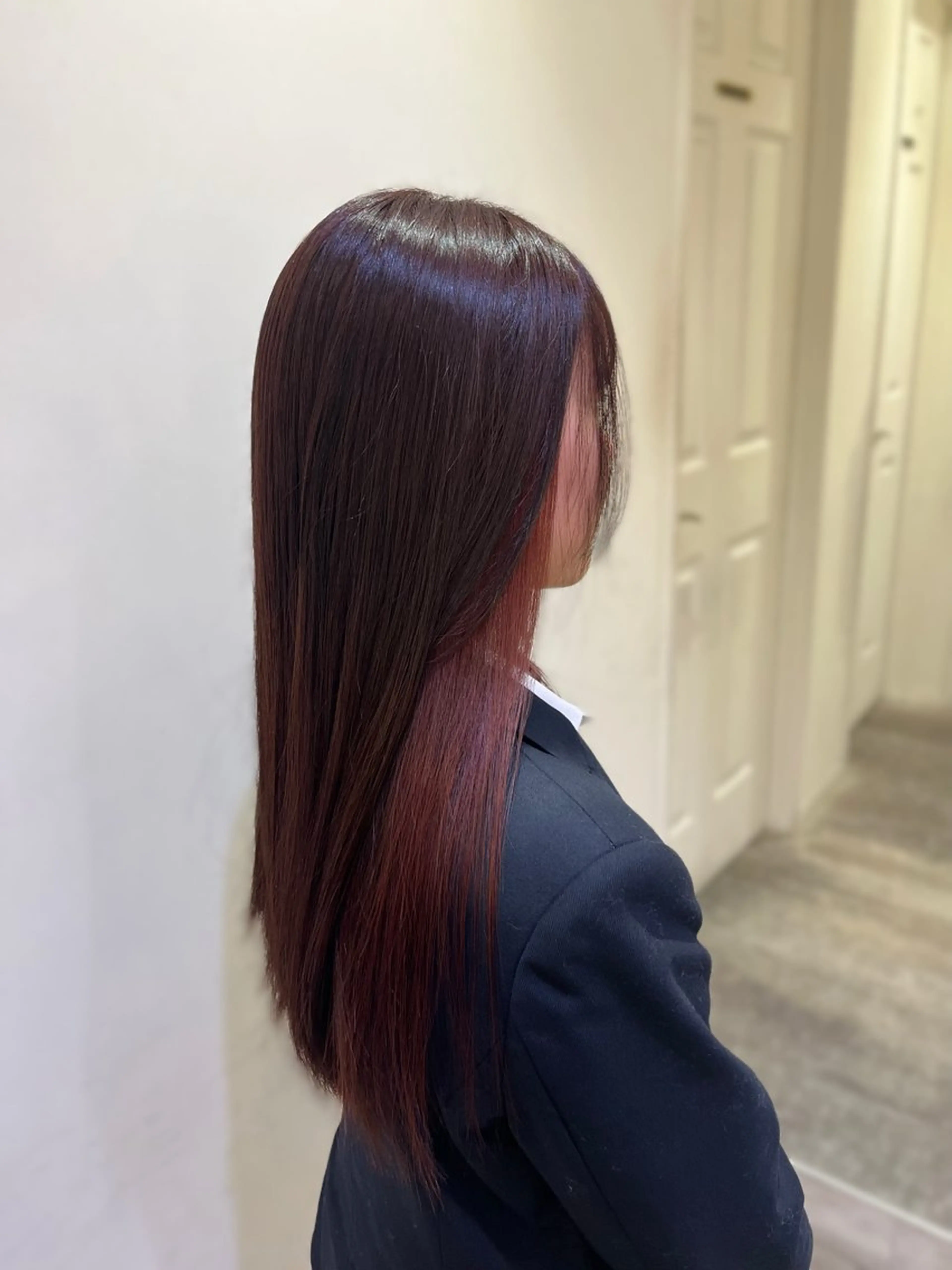 カラー ブリーチ ピンクカラー ヘアカラー エクステ🎀 暖色カラー🎀amiのヘアスタイル