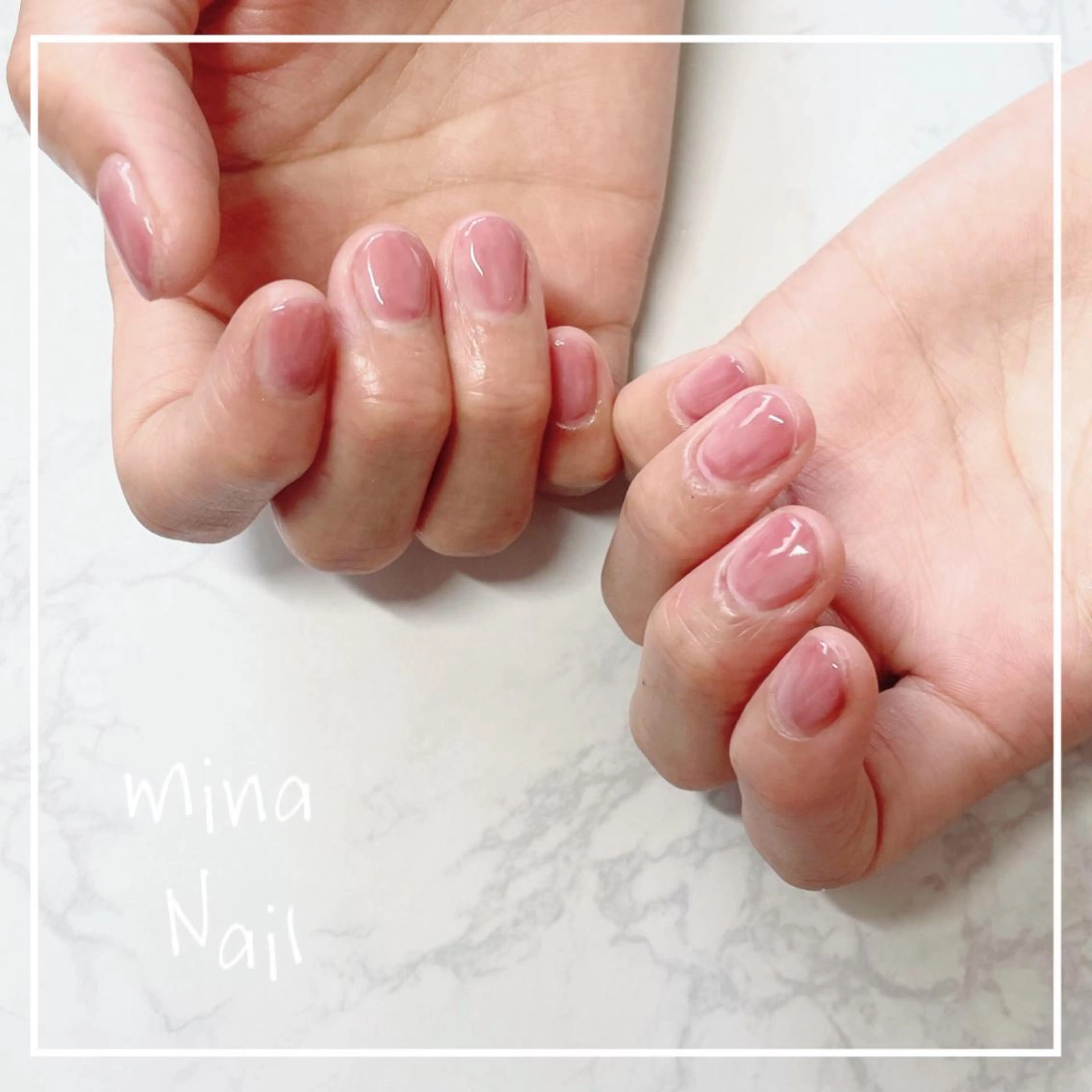 ネイル ピンク mina Nailのネイルデザイン