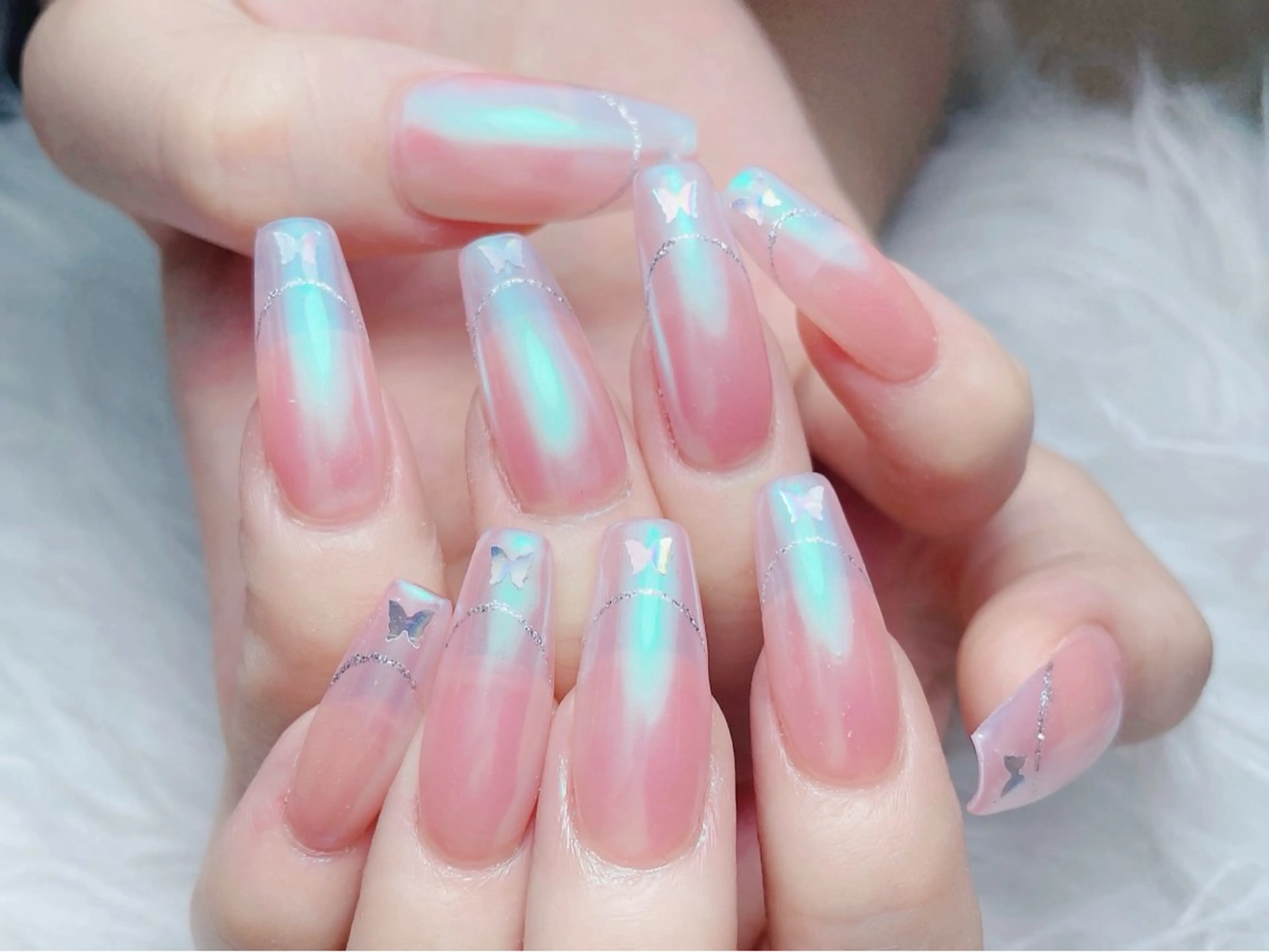 ロング princess👑 木戸　唯のネイルデザイン