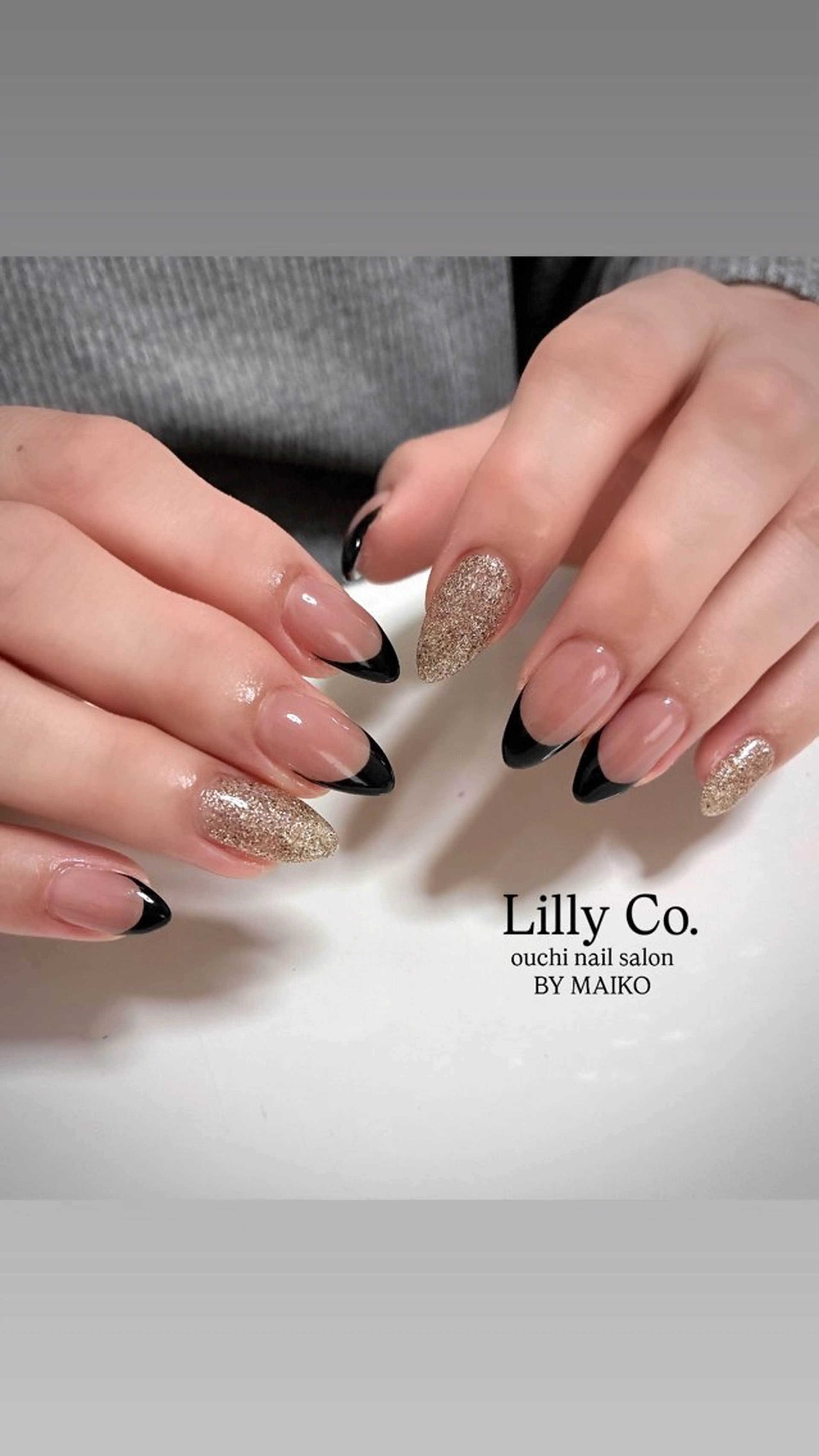 ネイル フレンチネイル ハンドネイル ハンドケア Lilly Co.のネイルデザイン
