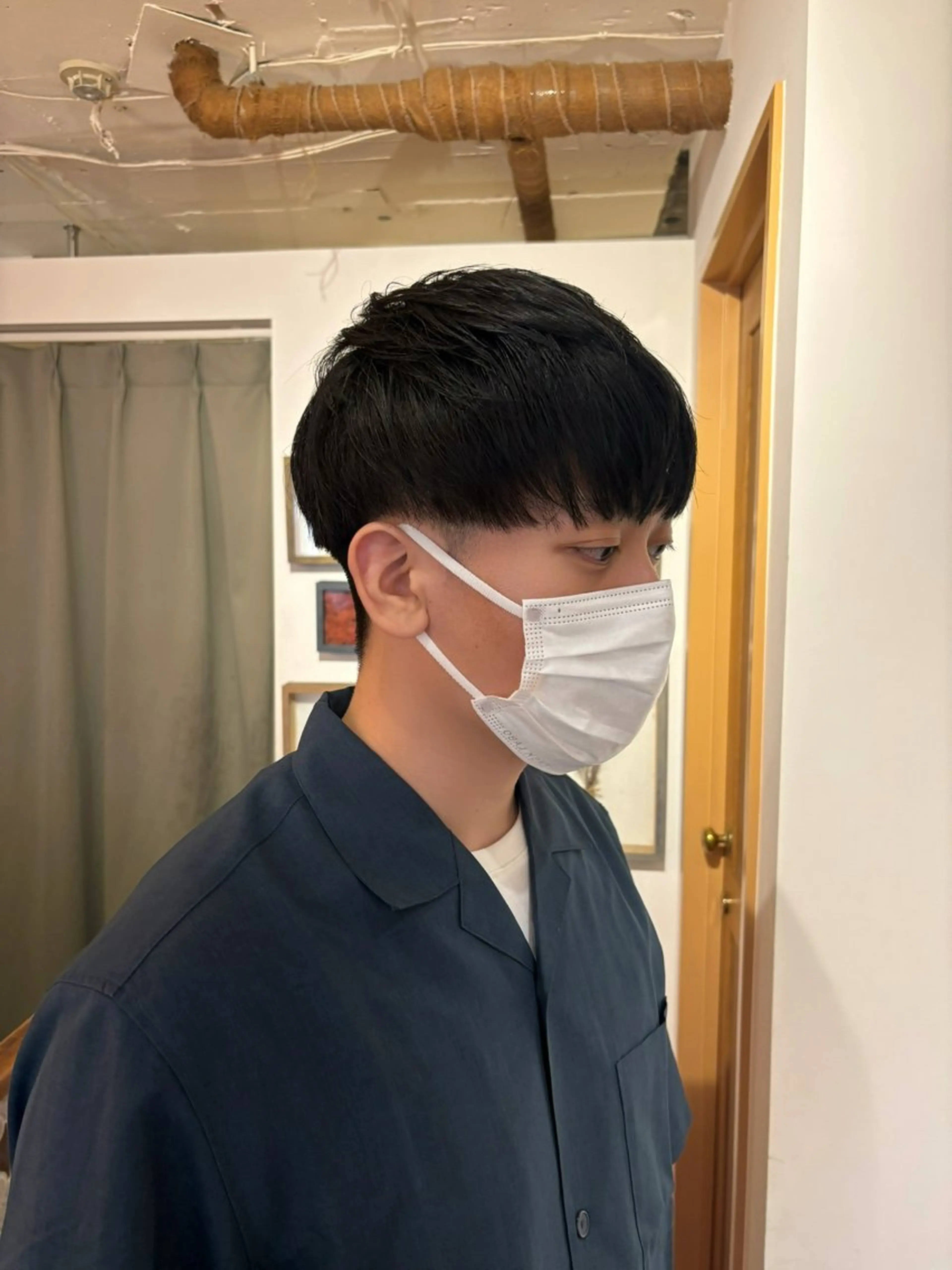 ショート メンズ マッシュ カット パーマ パーマ/ボブ/レイ ヤー💫SUZUKAのヘアスタイル