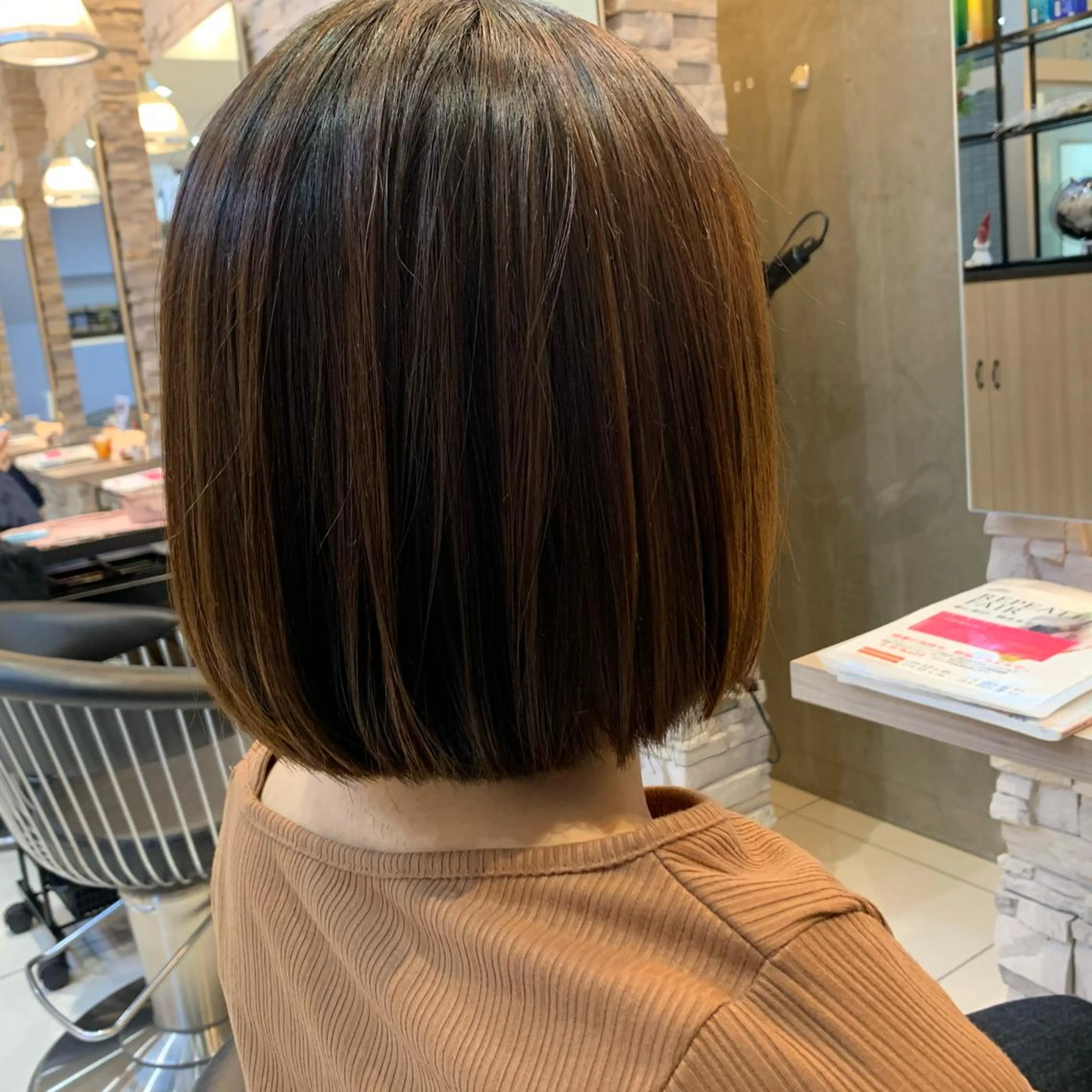 ショート ボブ 早坂 裕真のヘアスタイル