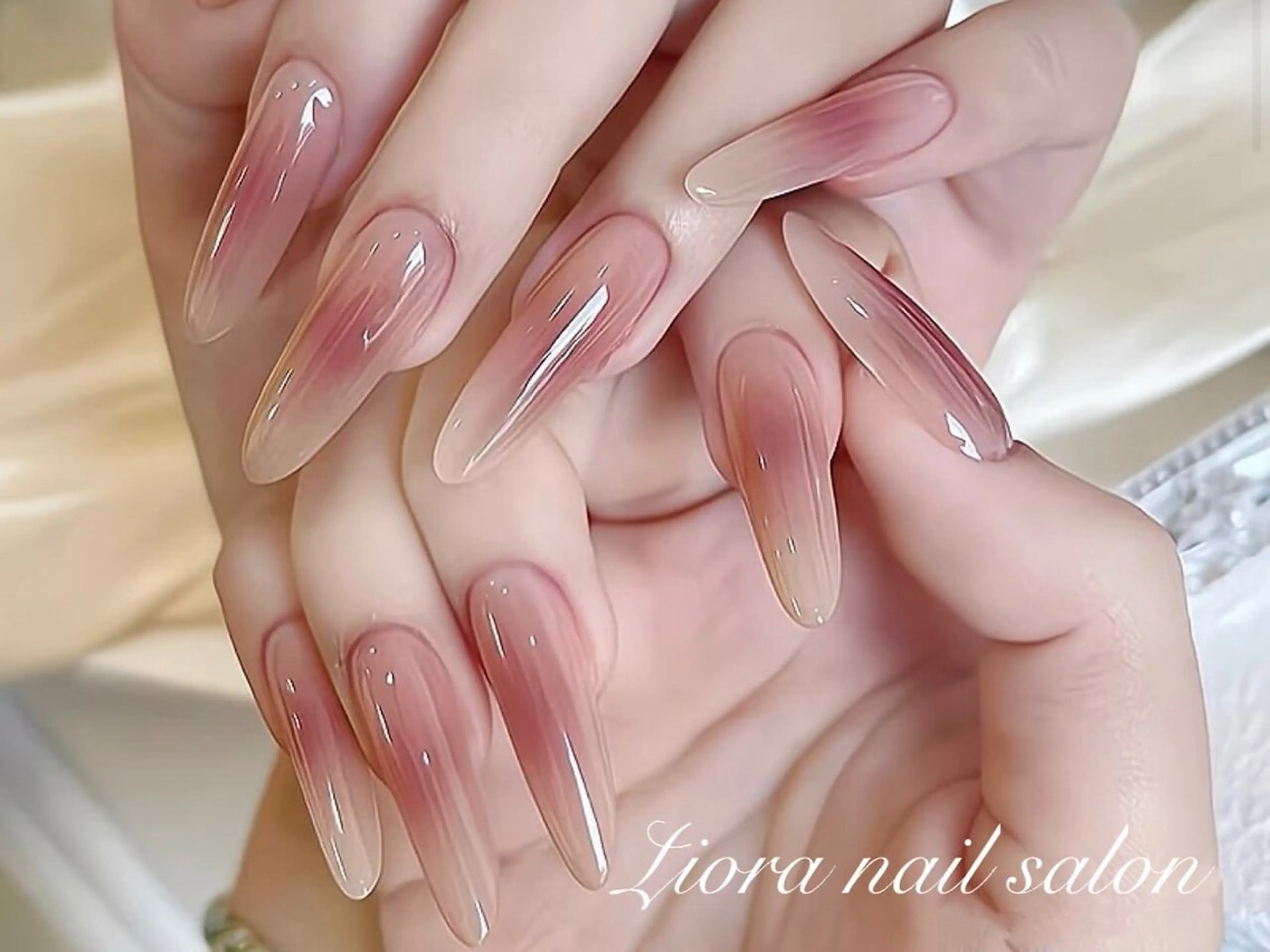 💐★4月限定★ 【チップ長さだし】チークネイルの写真