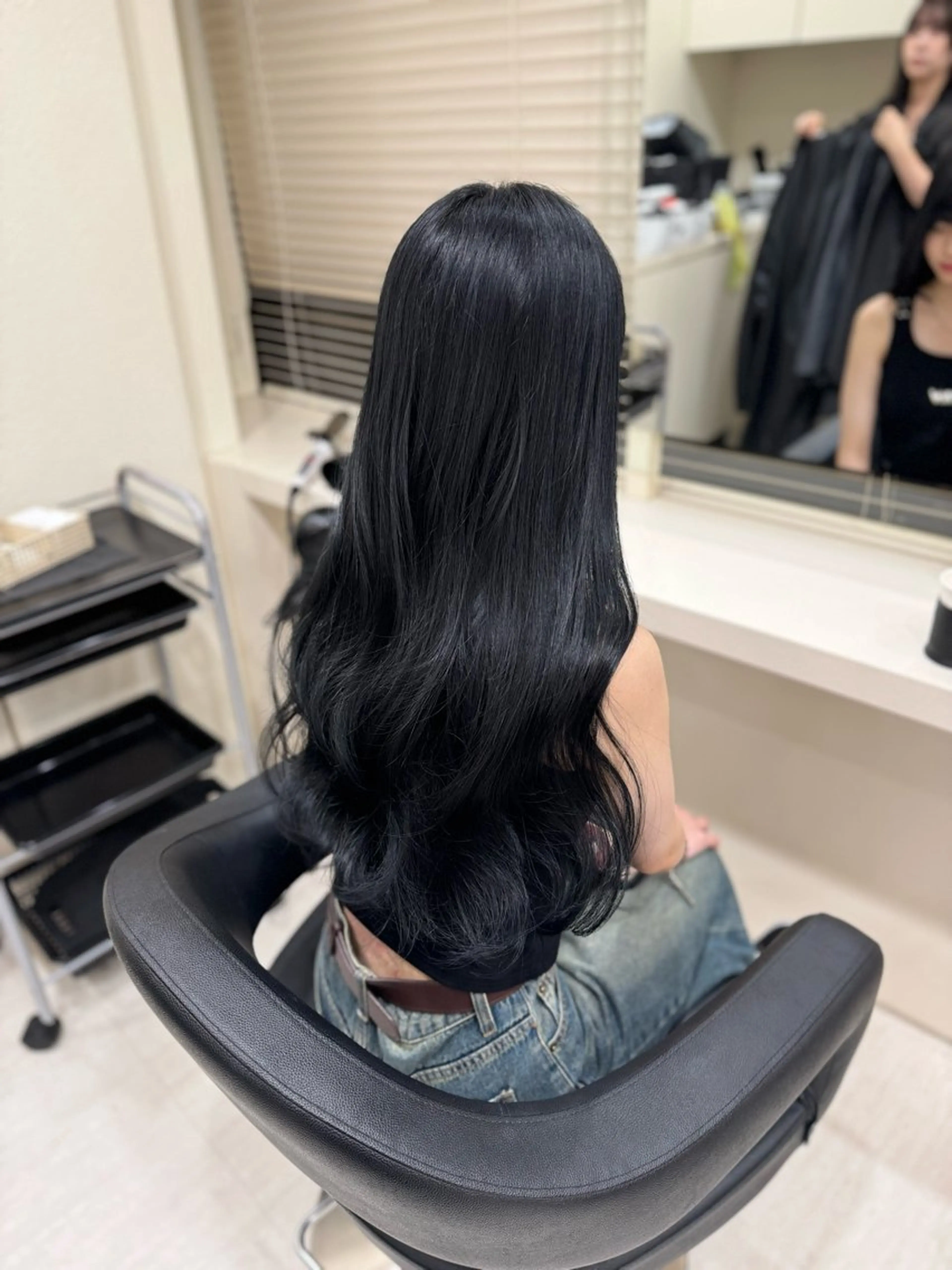 【おすすめ】カット＋ブリーチなしダブルカラー＋オリジナルトリートメント❄️の写真