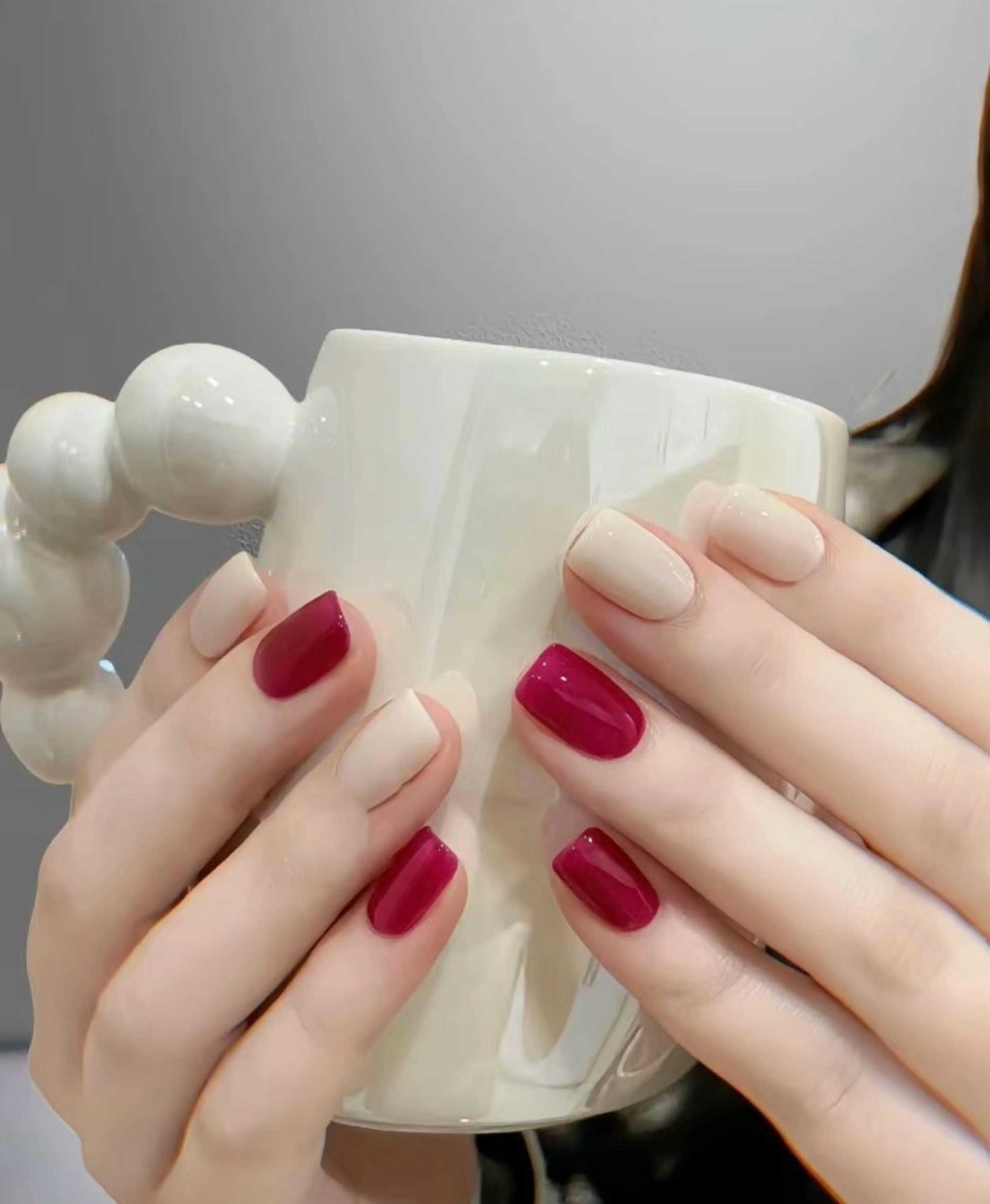 ネイル ワンカラーネイル BabyYouMi nailのネイルデザイン