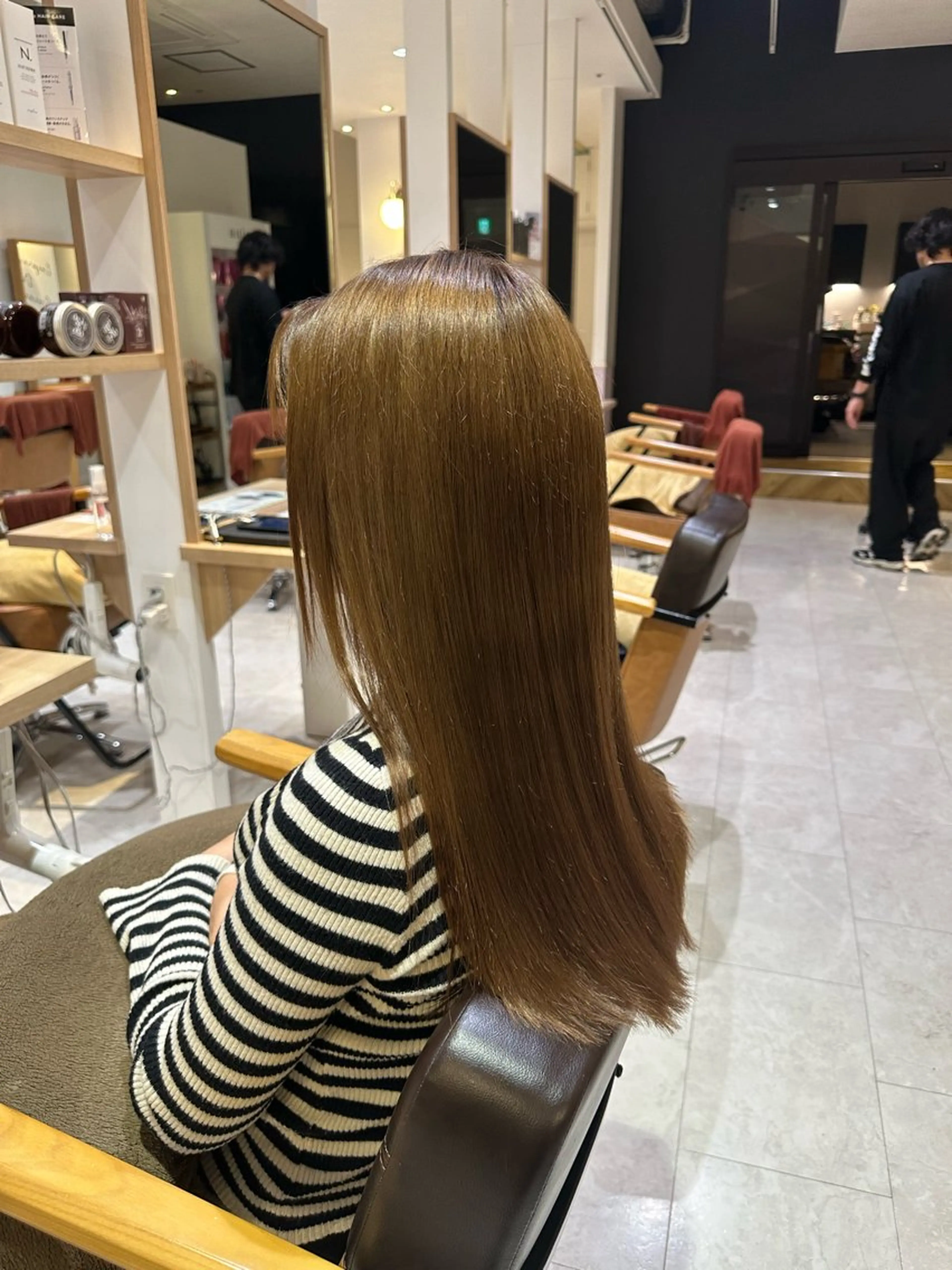 ロング BISCO hair 小西冬馬 縮毛矯正のヘアスタイル