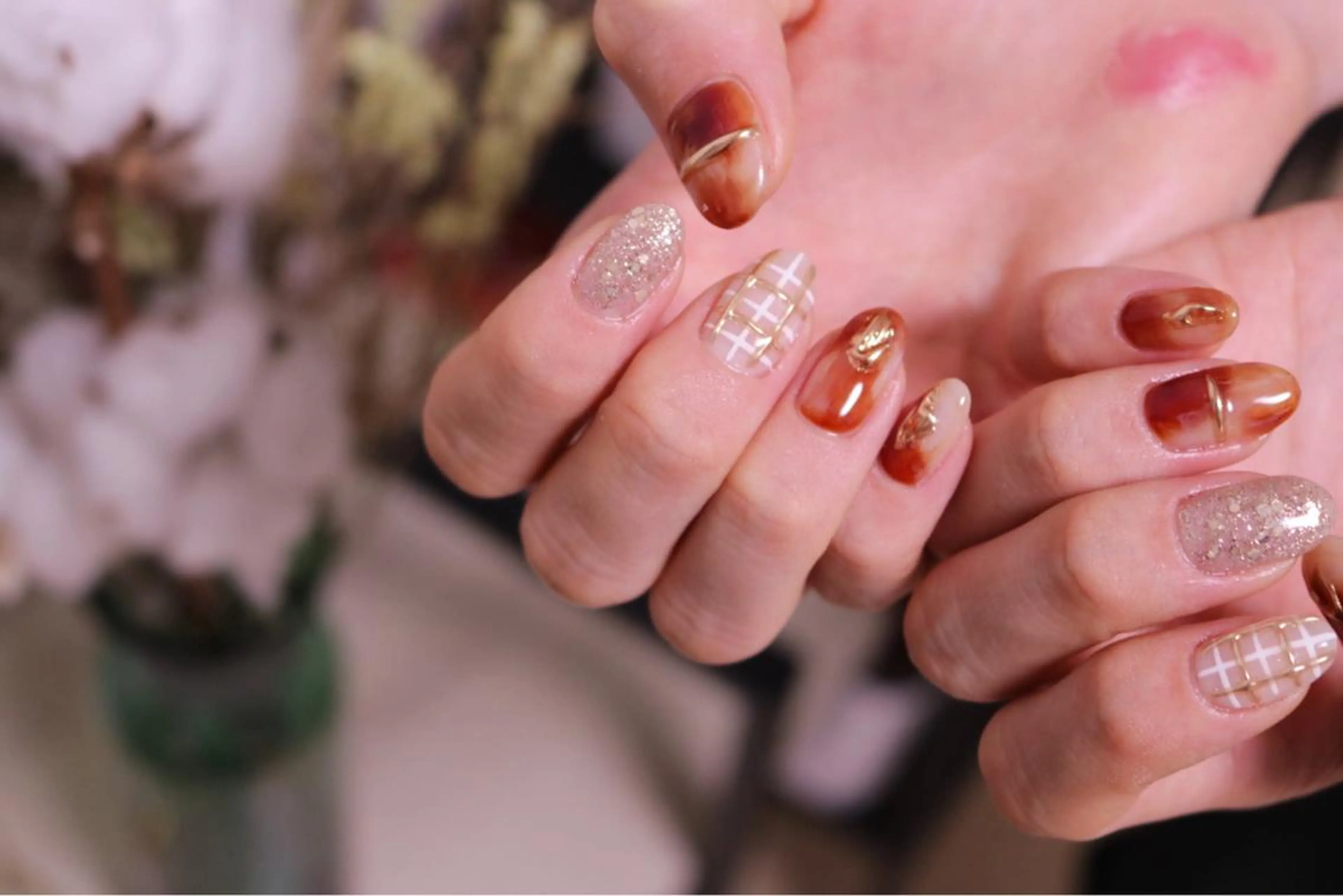 ネイル 長さ出し ジェルネイル 韓国ネイル 持ち込み ニュアンスネイル ハンドネイル MH Nailのネイルデザイン