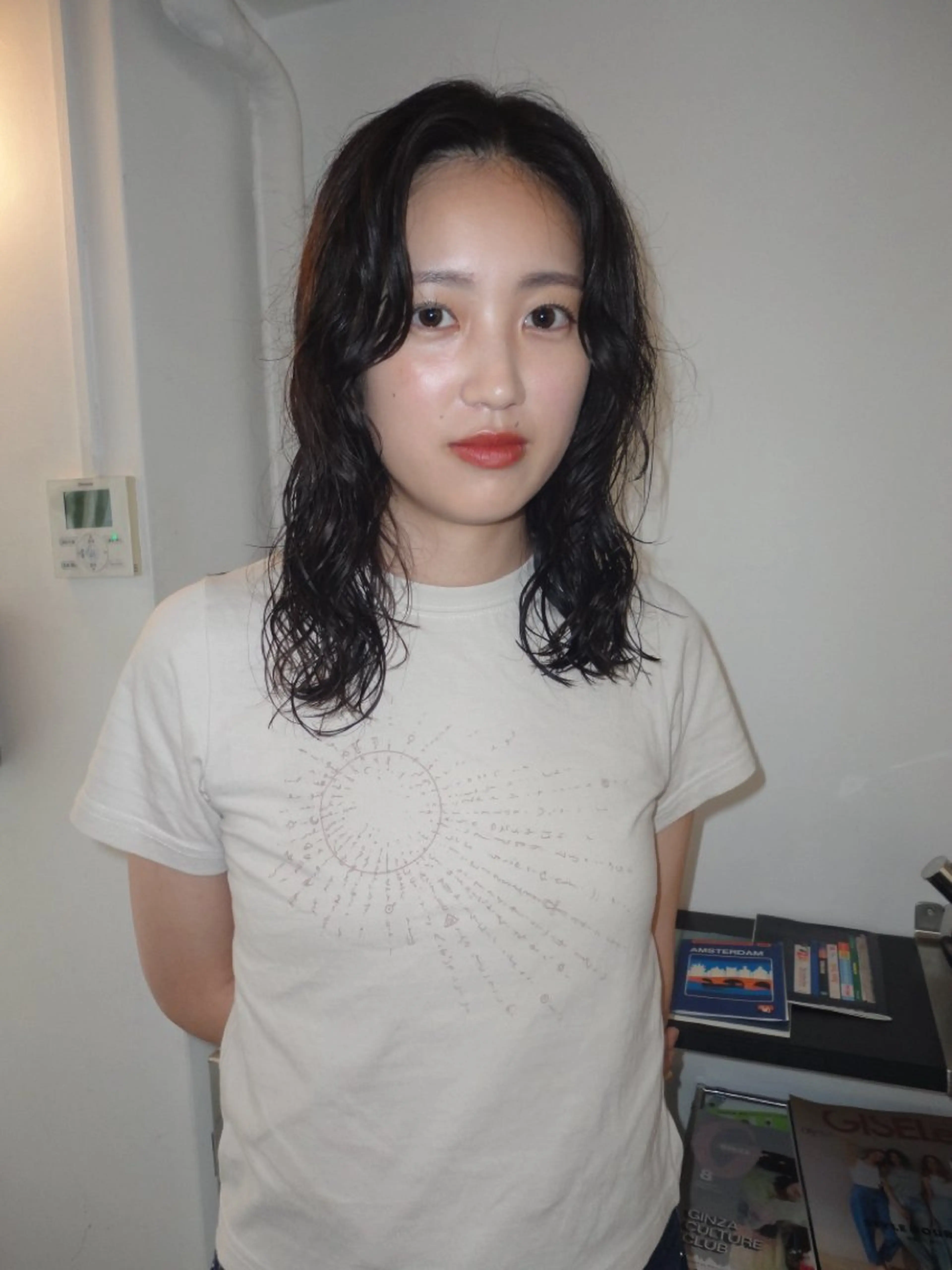 セミロング パーマ カット パーマ トリートメント チヒロ/パーマ /ハードパーマのヘアスタイル