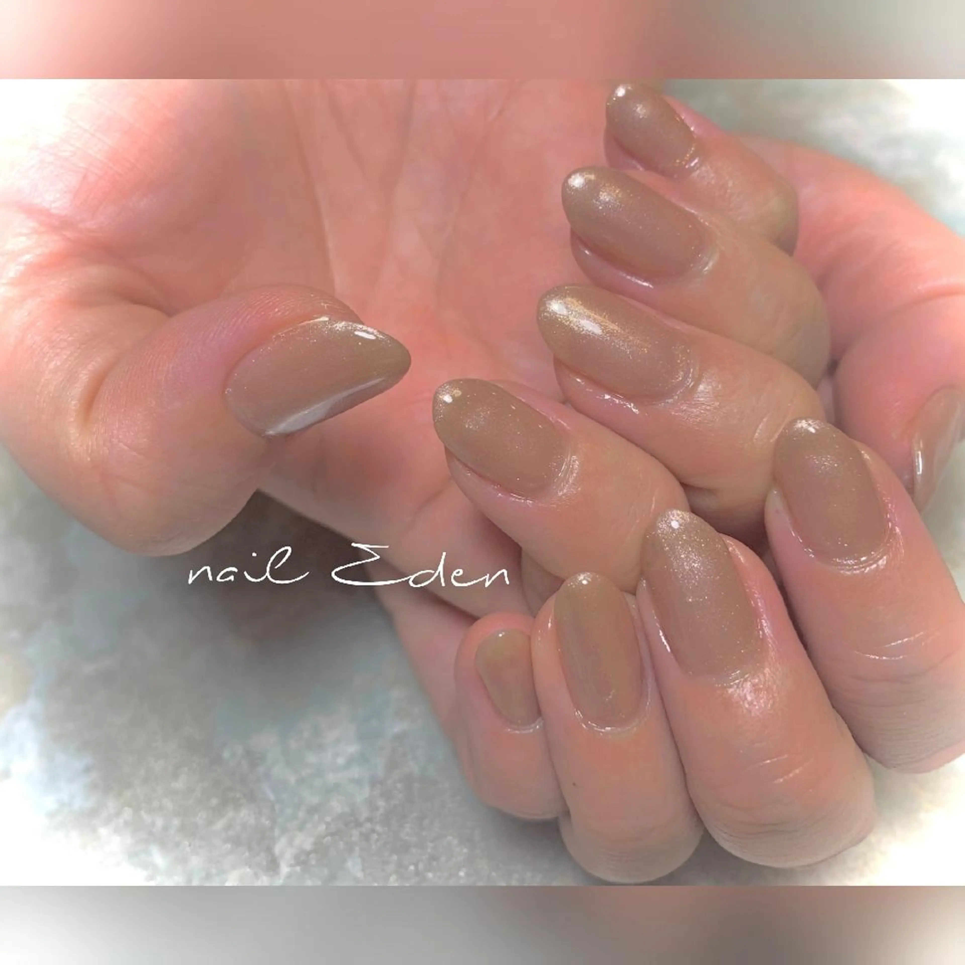 ネイル ワンカラーネイル シンプルネイル Eden ♾️のネイルデザイン