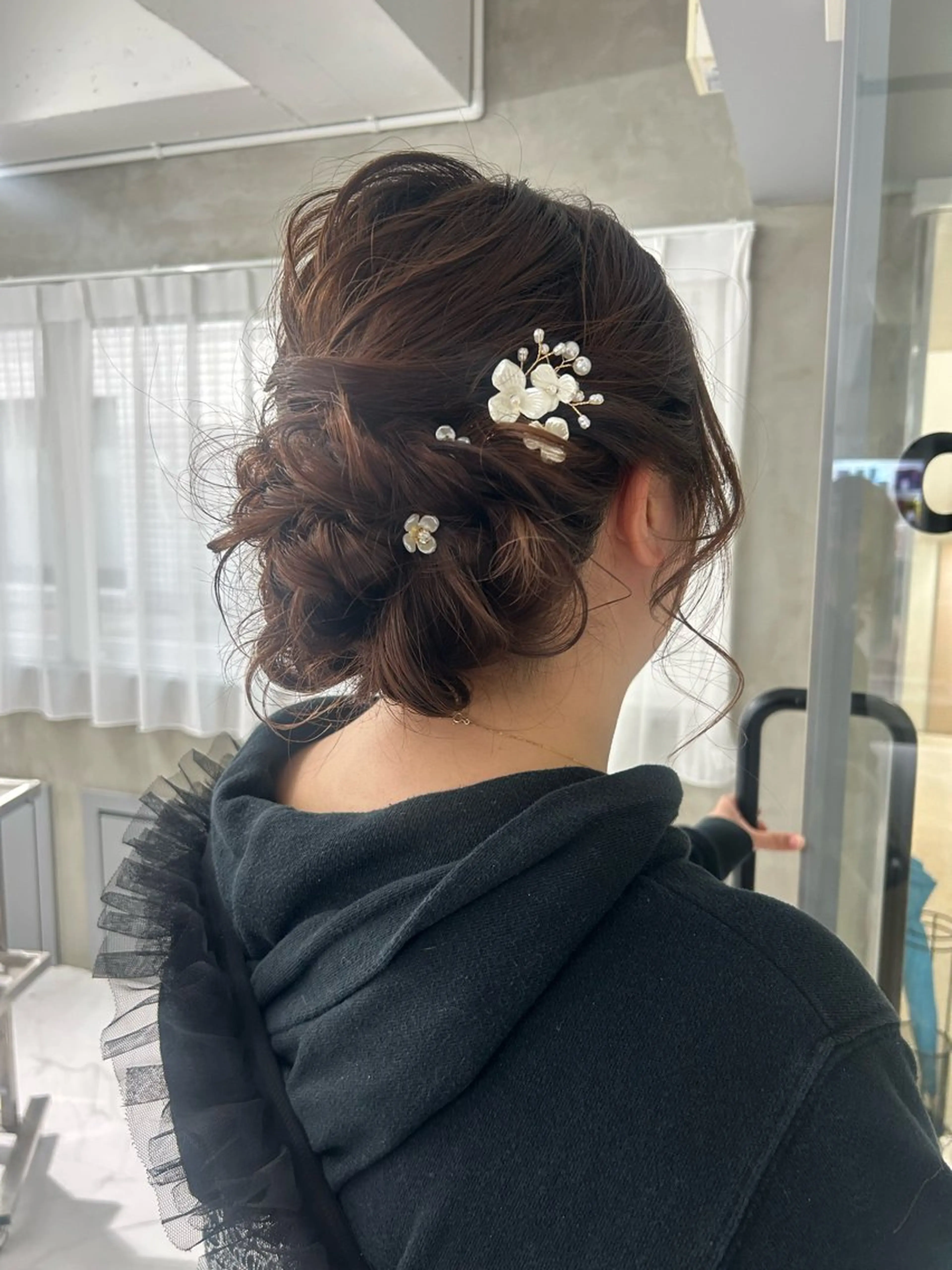 ヘアアレンジ にった みずきのヘアスタイル