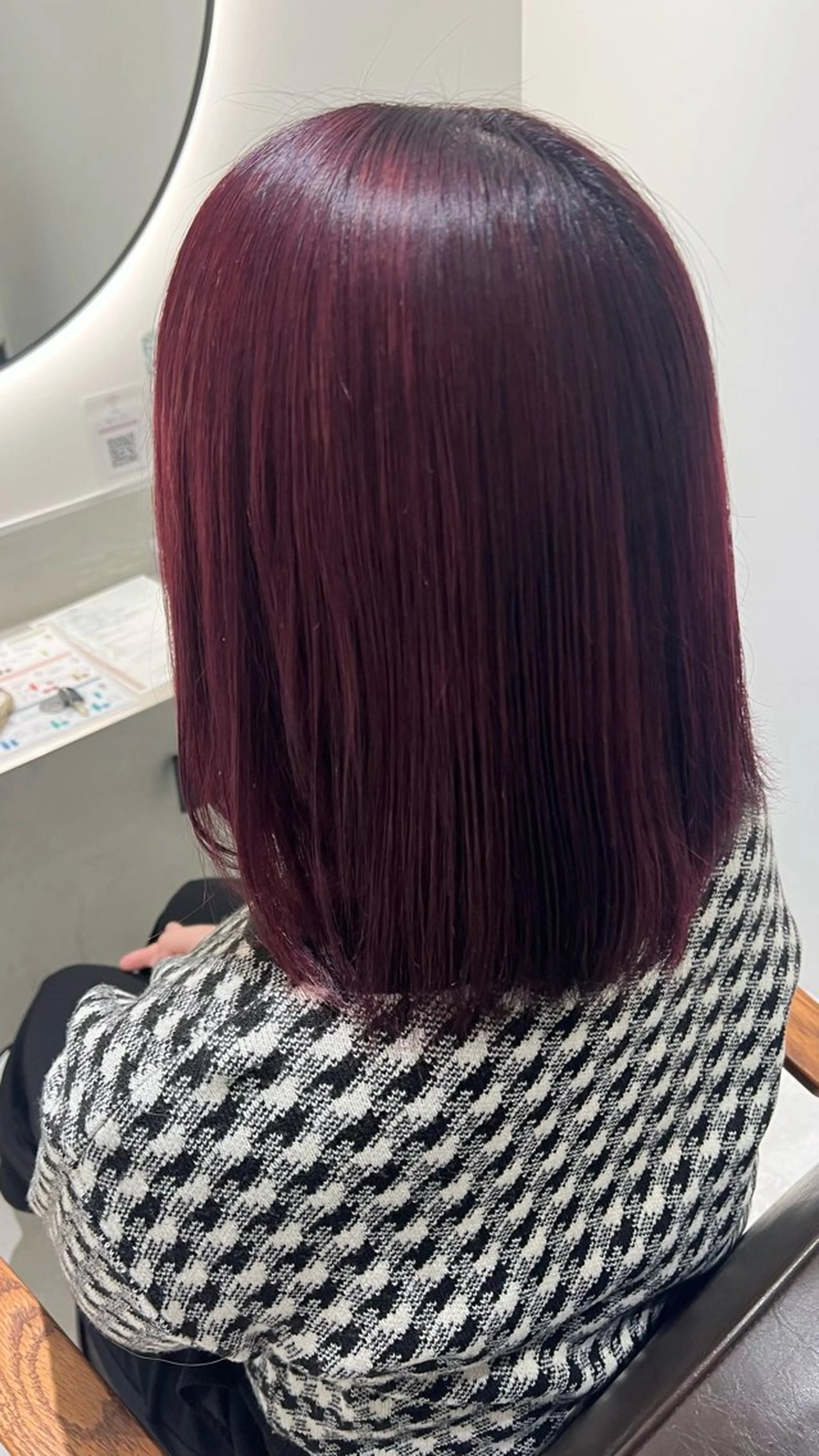 カラー レッドカラー eN° by youres hair 銀座所属・髪質改善特化/ 艶髪 / 銀座/ ゆうびのヘアスタイル