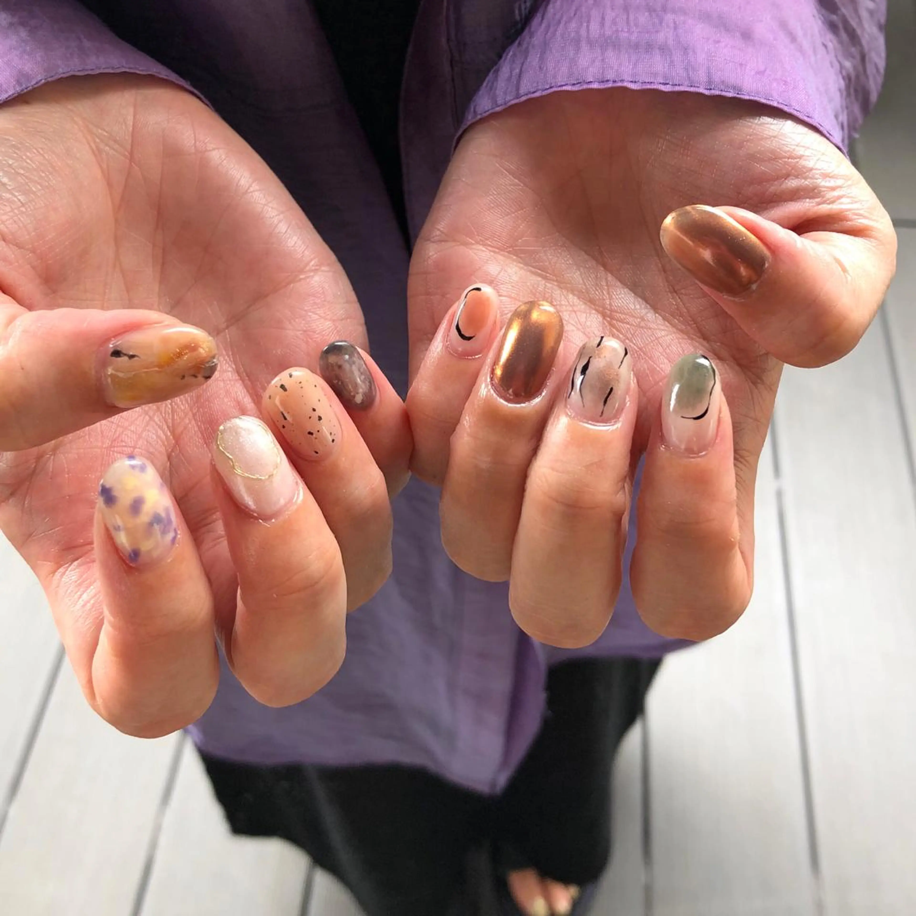 ネイル sakurai nodokaのネイルデザイン