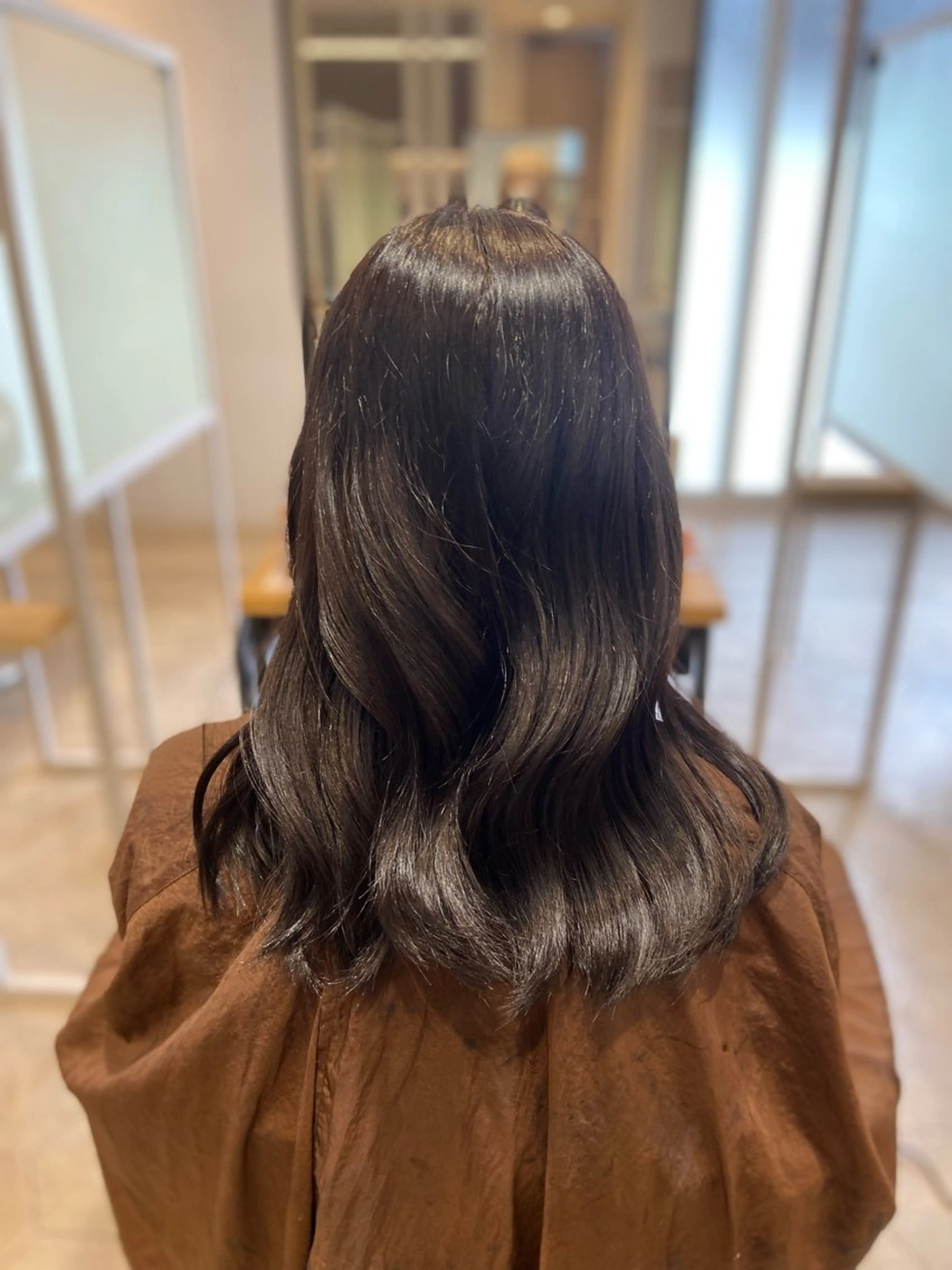 カラー HAIR&MAKE EARTHセンター南店所属・髪質改善✨/ 透明カラー🫧れいなのヘアスタイル