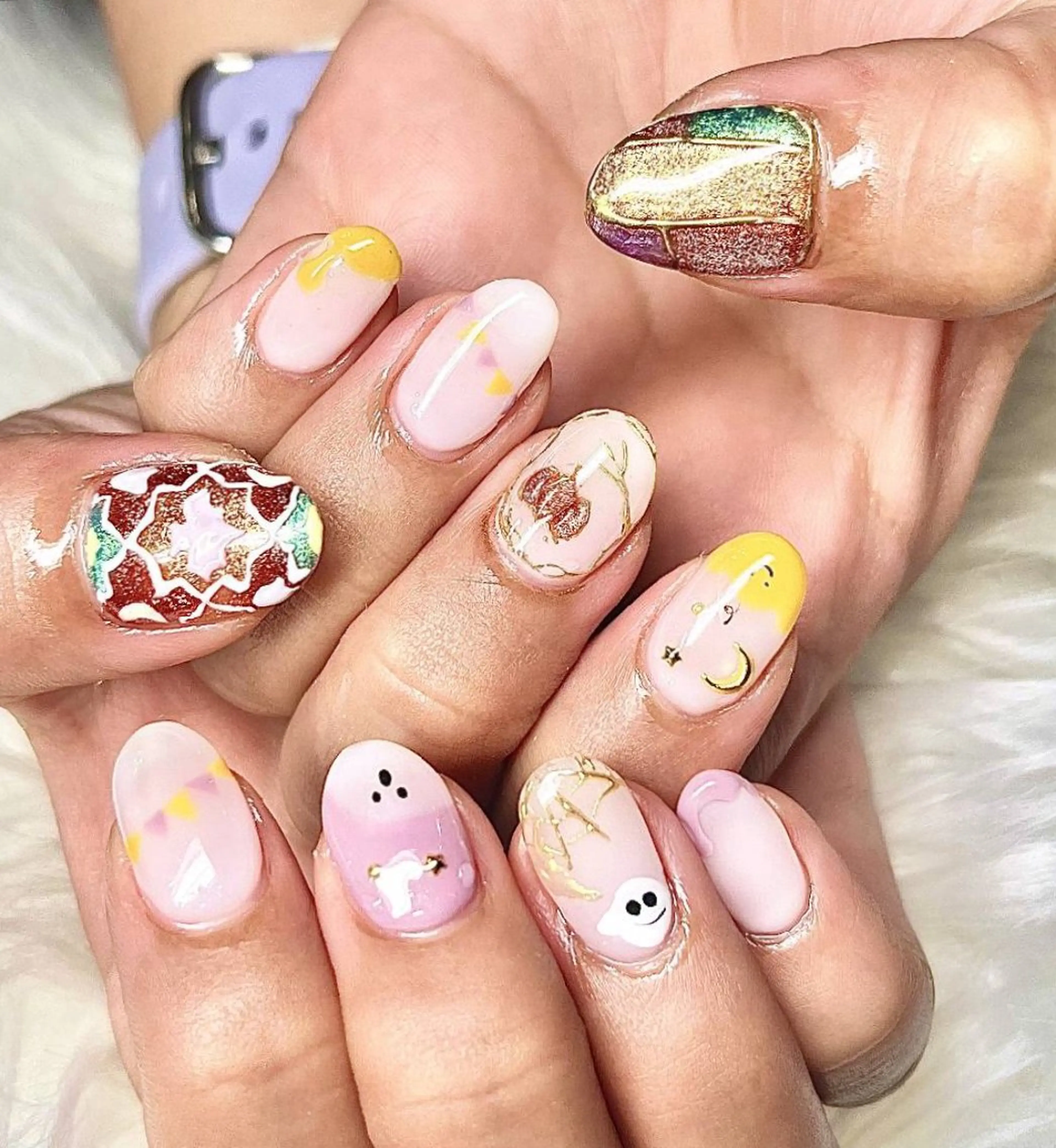 ネイル アートネイル ハンドネイル nail poppo フィルイン推奨🕊️のネイルデザイン
