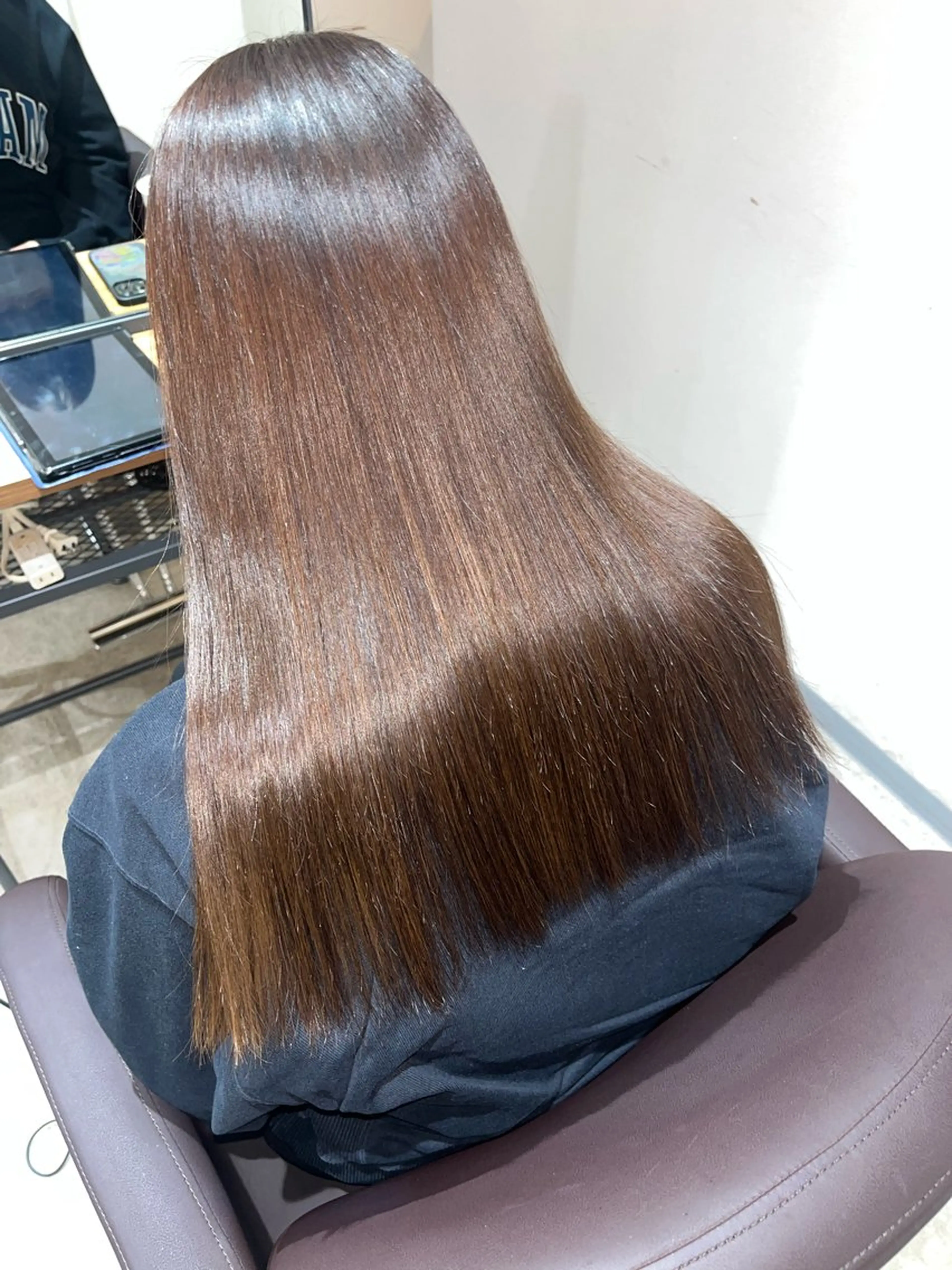 【💫ミニモ限定価格💫】髪質改善コスメストレート＋髪質改善LOA2ステップトリートメント🍯　縮毛矯正の写真