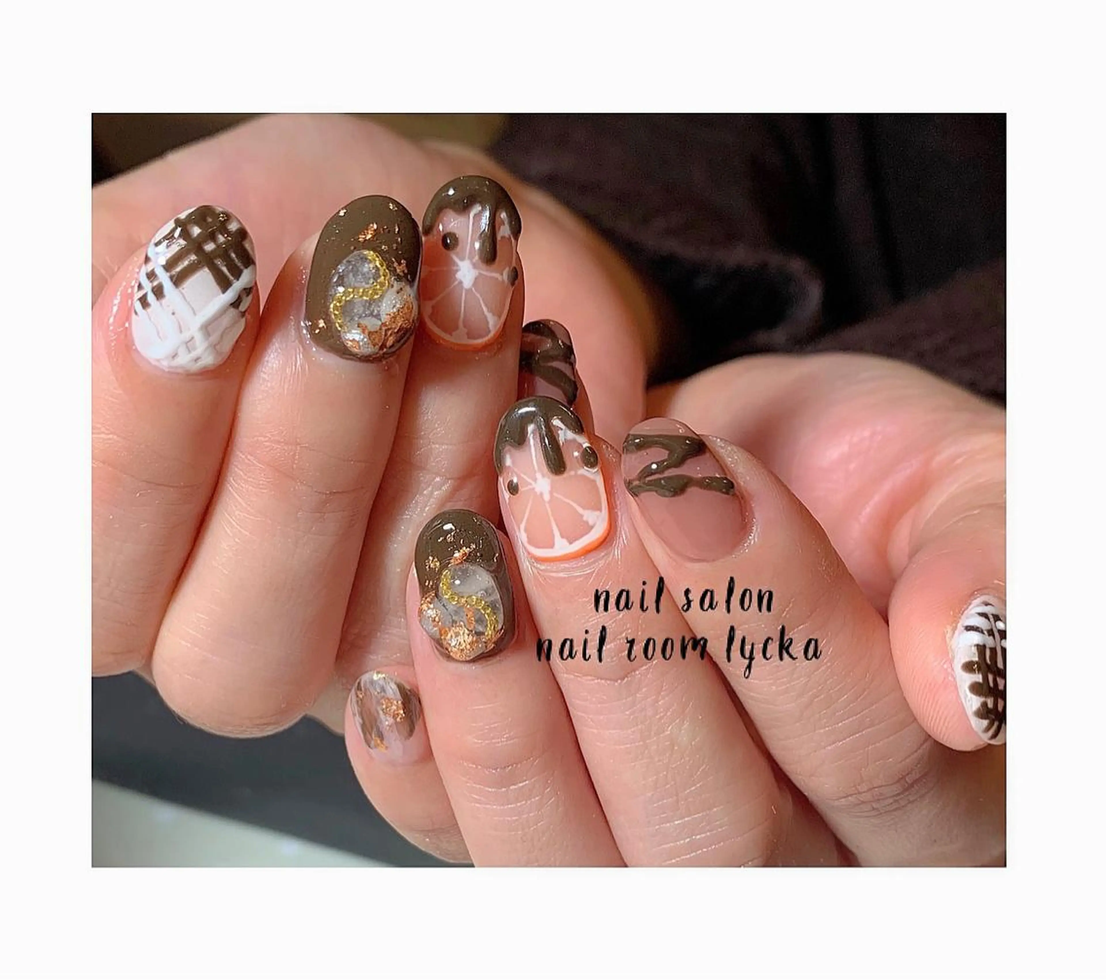 ネイル ジェルネイル パラジェル 冬ネイル ﾈｲﾙﾙｰﾑﾘｯｶ 𝐦𝐚𝐲𝐮のネイルデザイン