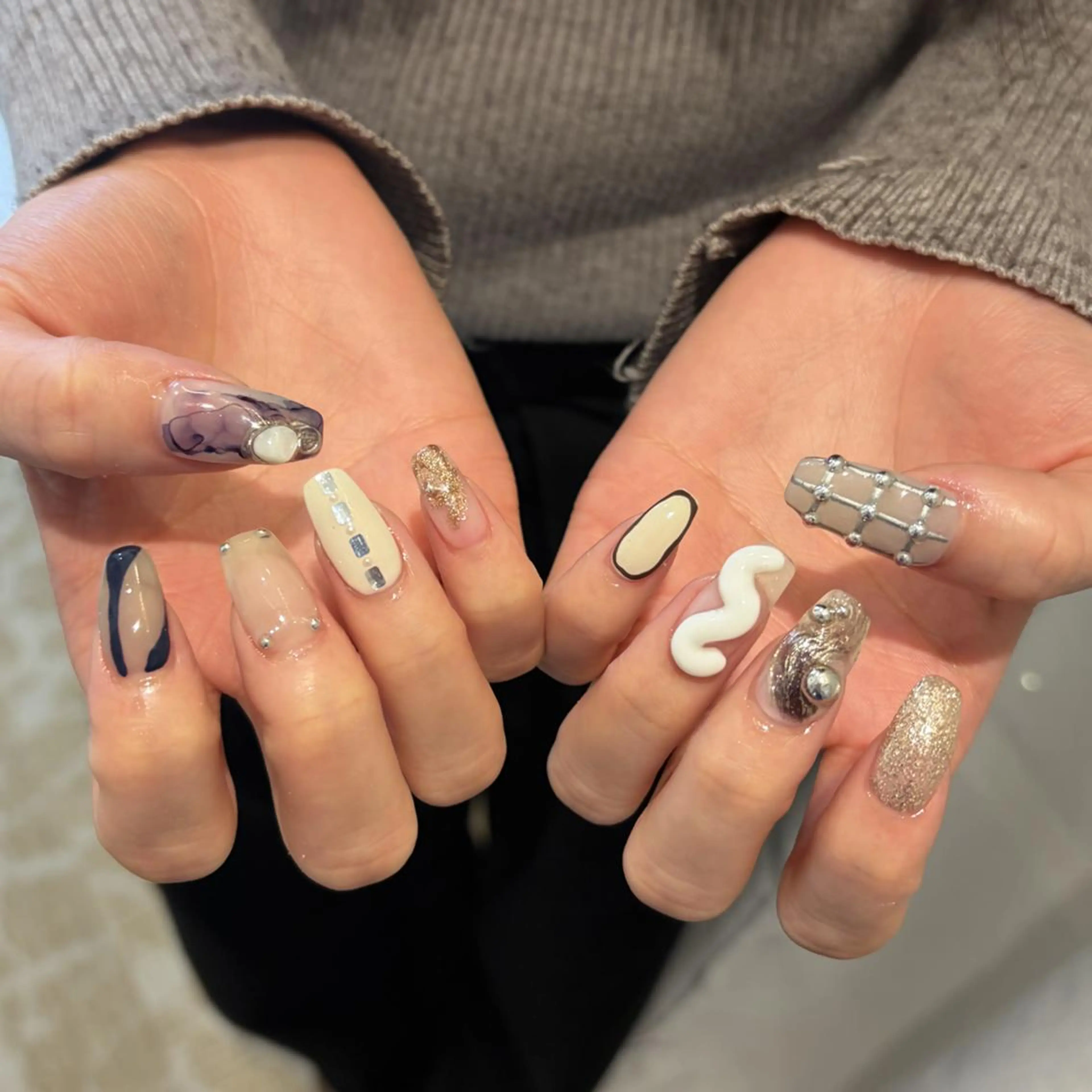 ネイル kyoko✨個性派 /ニュアンスのネイルデザイン