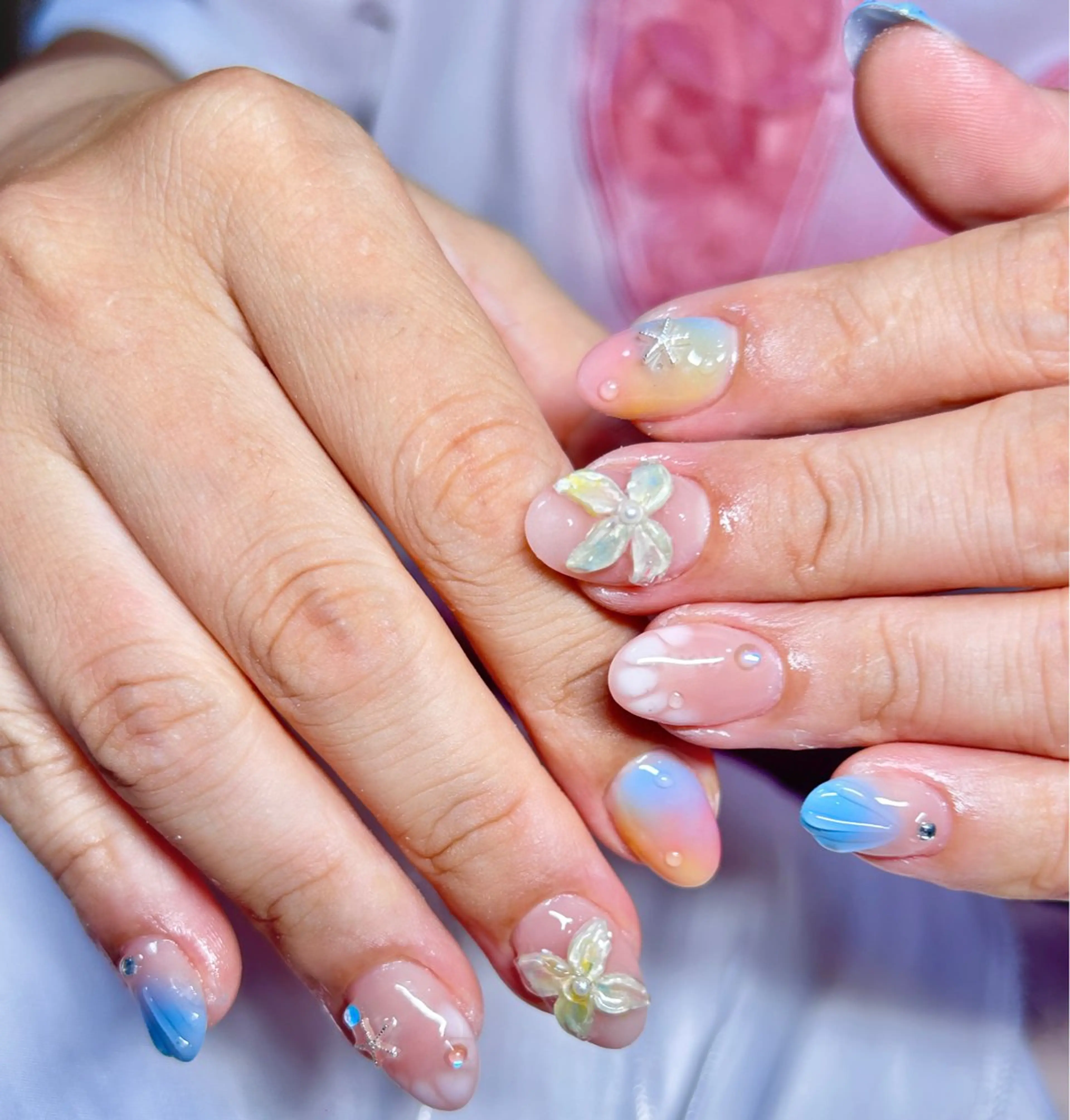 ネイル Horie 雪のネイルデザイン