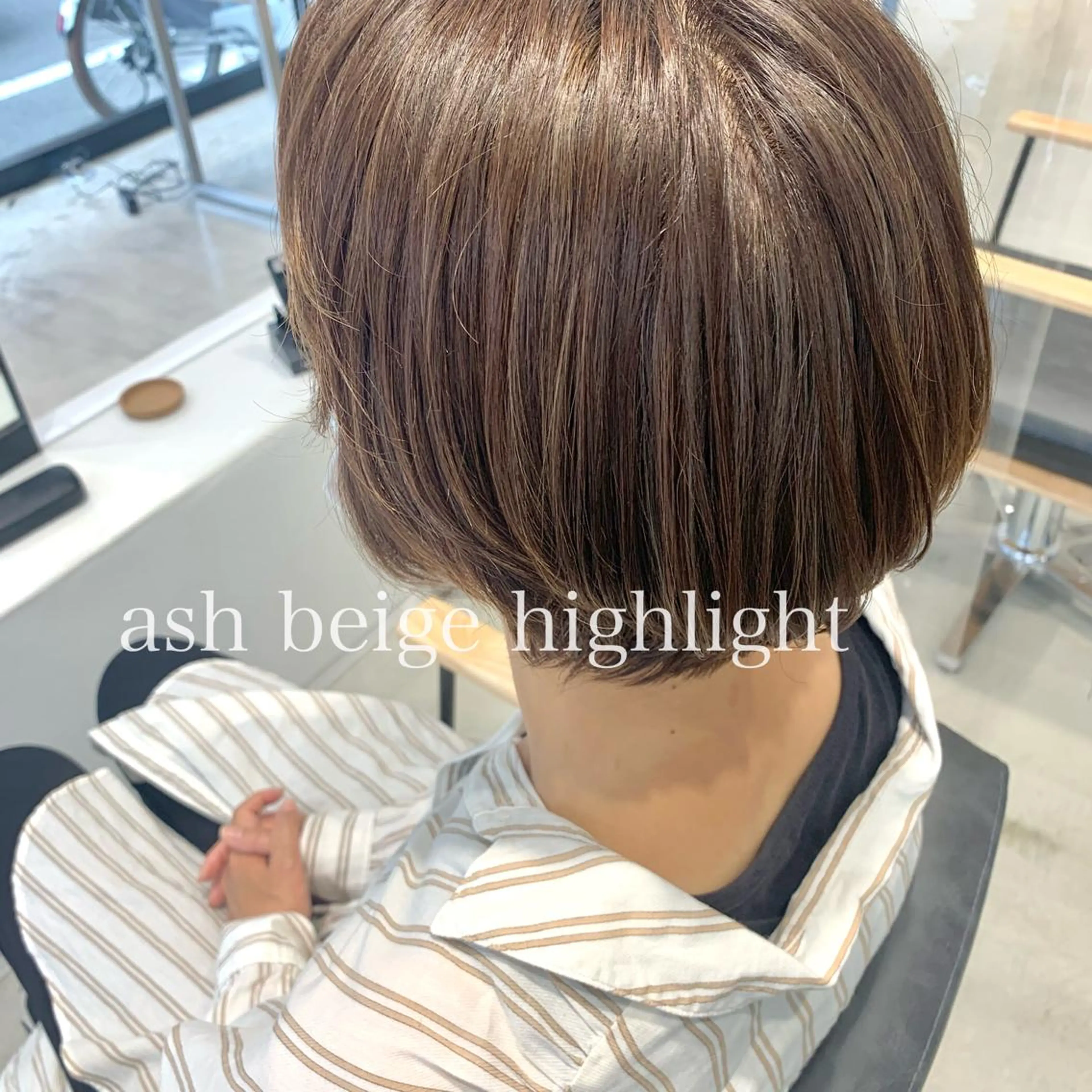 ショート カラー カット ヘアカラー ボブ/美髪矯正 /佐藤　奈巳のヘアスタイル