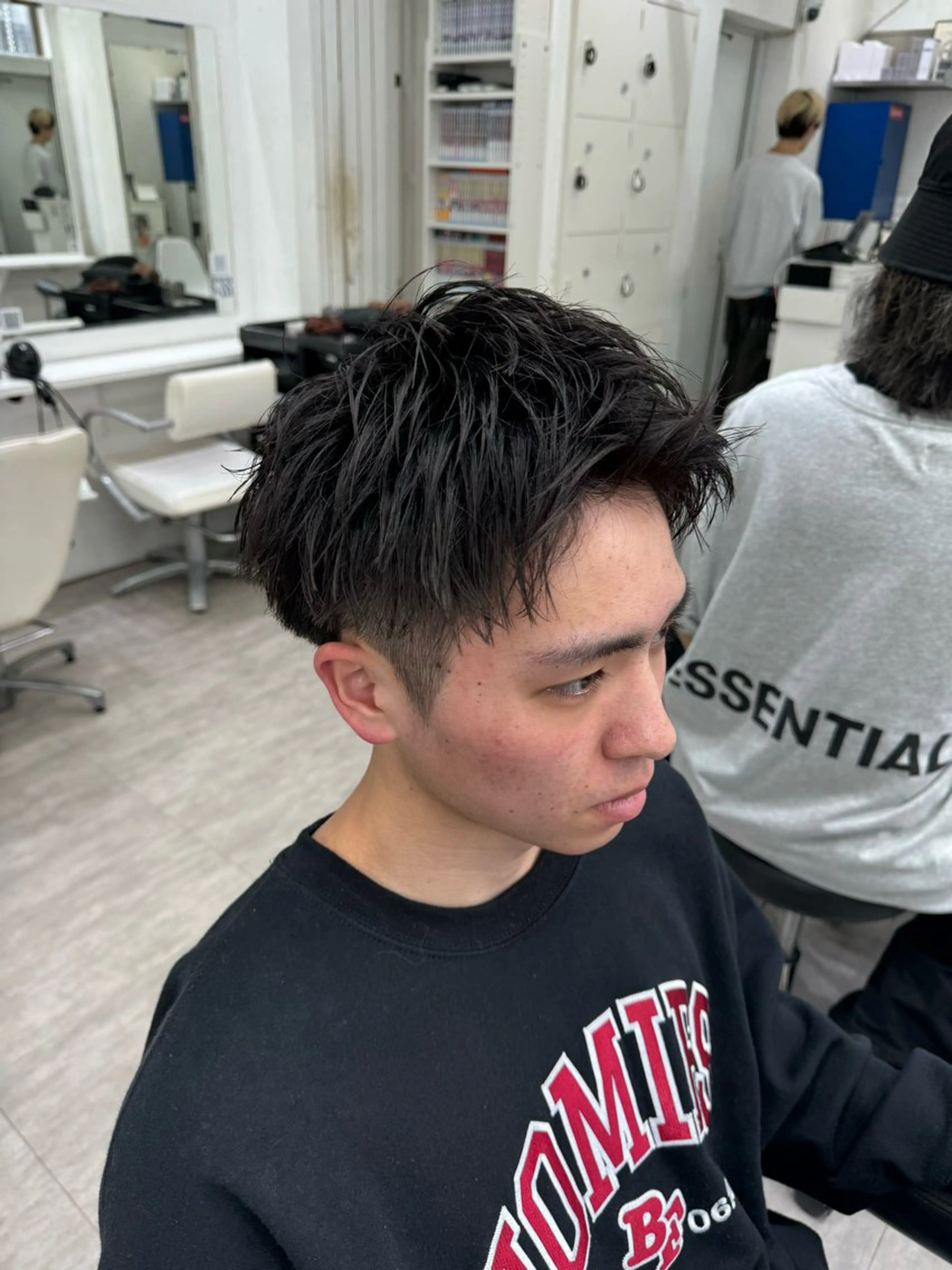 ショート メンズ カット トリートメント ヘアセット メンズ専門美容師 💈高橋和真💈のヘアスタイル