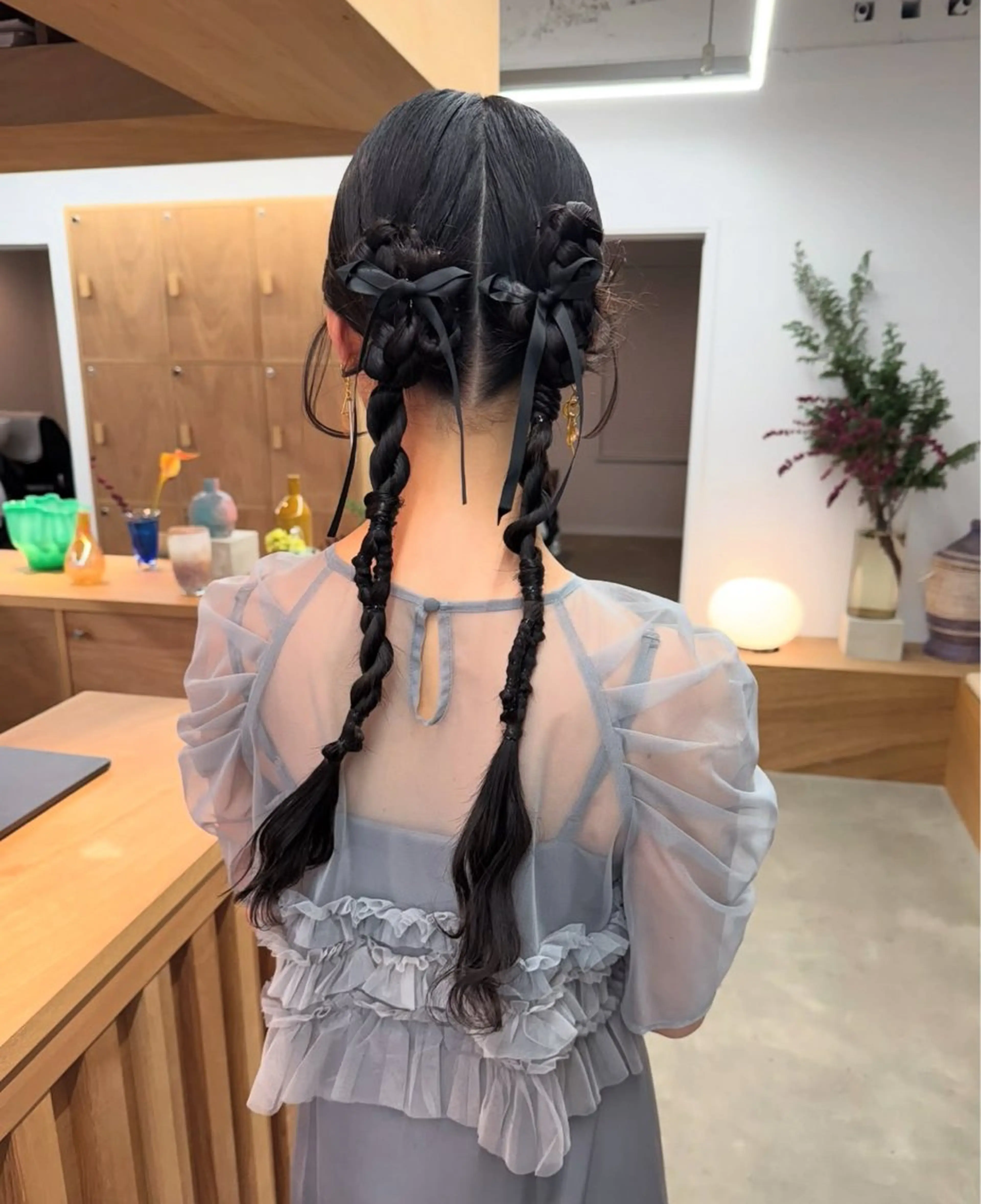 セミロング カラー ヘアカラー 坂本 圭太朗のヘアスタイル