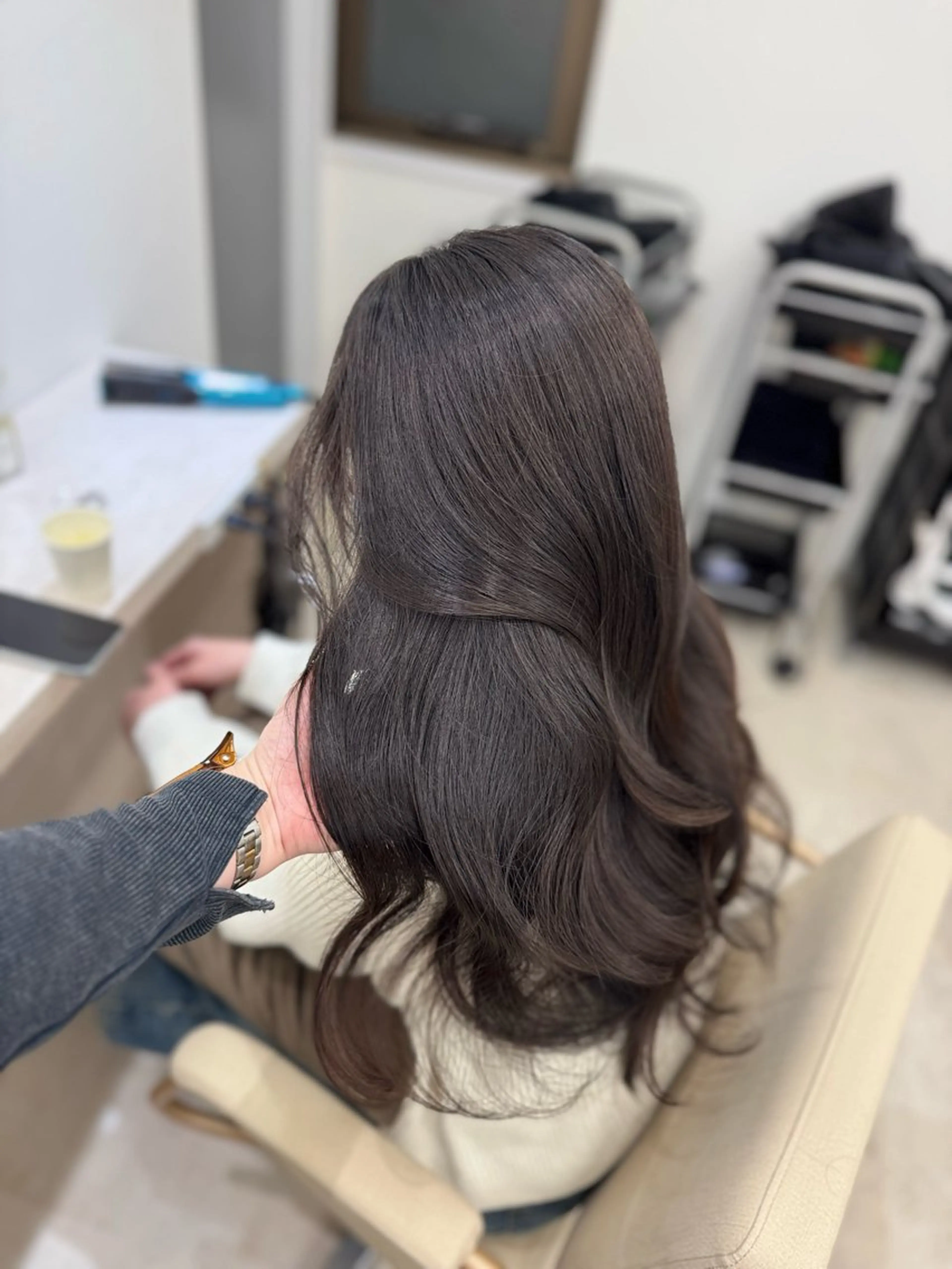 ロング 髪質改善韓国レイヤー SHIORI🦋のヘアスタイル