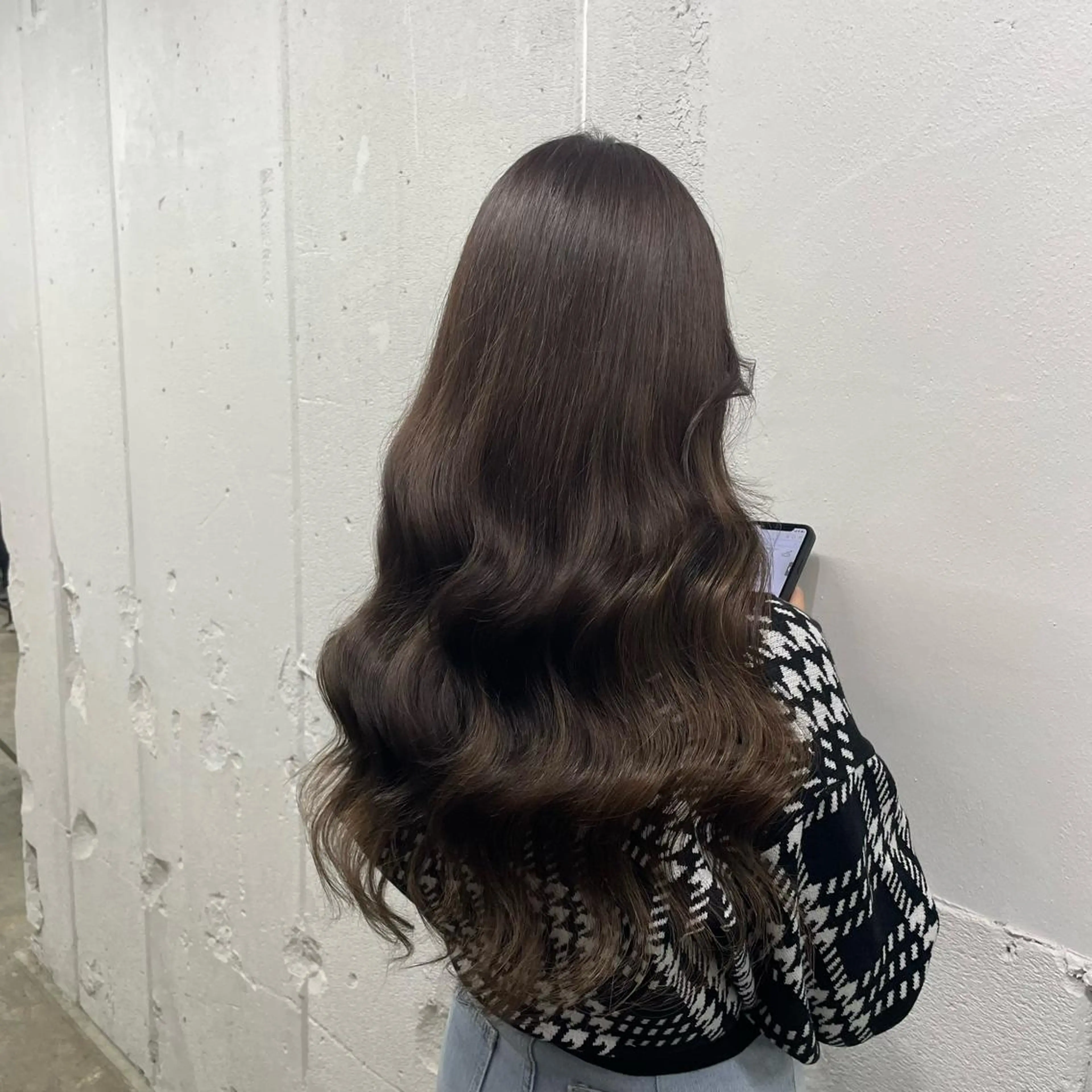 ロング カラー シールエクステ バレイヤージュ ミストバング ダブルカラー  フェイスフレーミング ヘアカラー エクステ 🧡艶髪ちゅるん髪 🫧🧡YUKI❄️のヘアスタイル