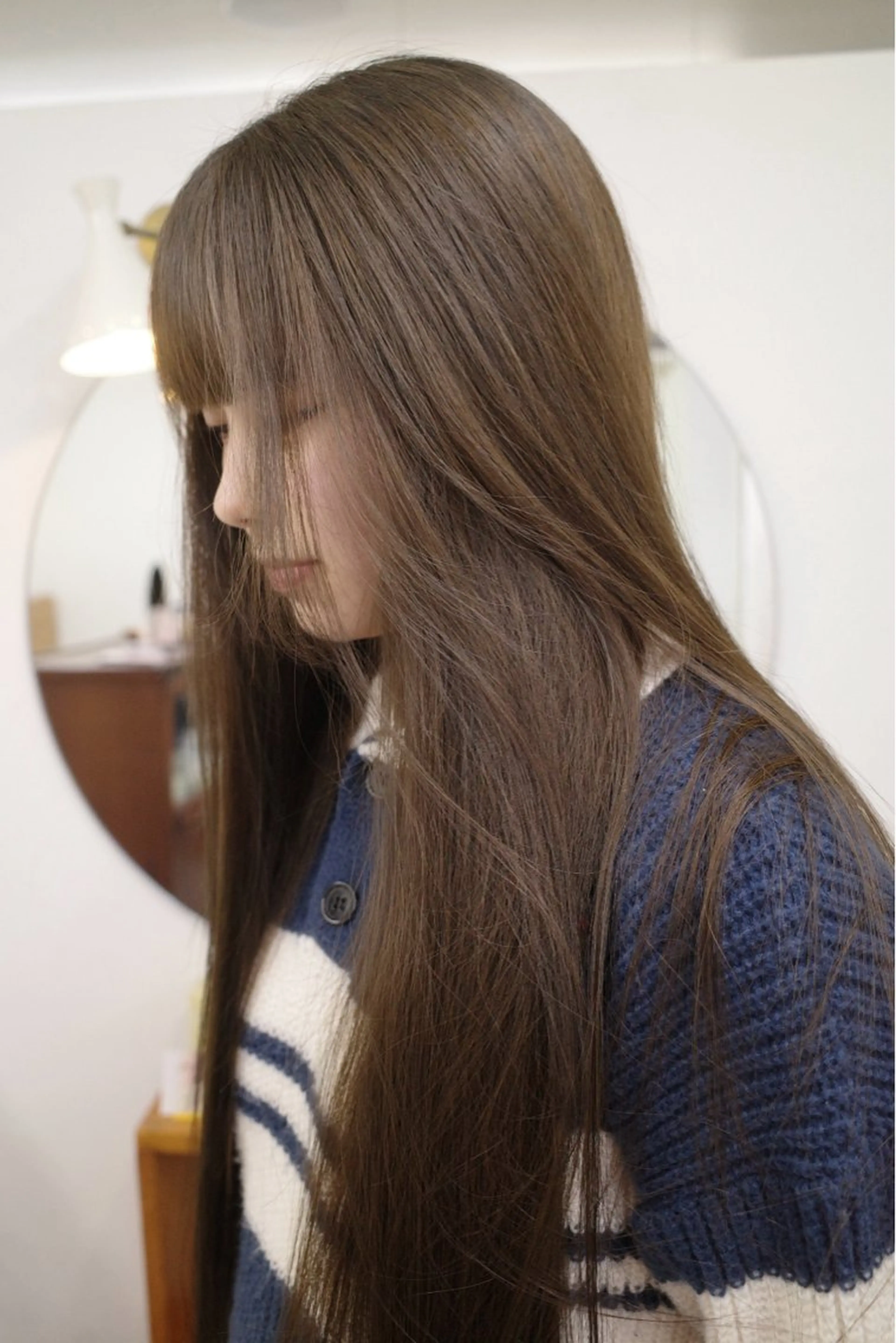 カラー ヘアカラー hana. /ロングカットモデルのヘアスタイル