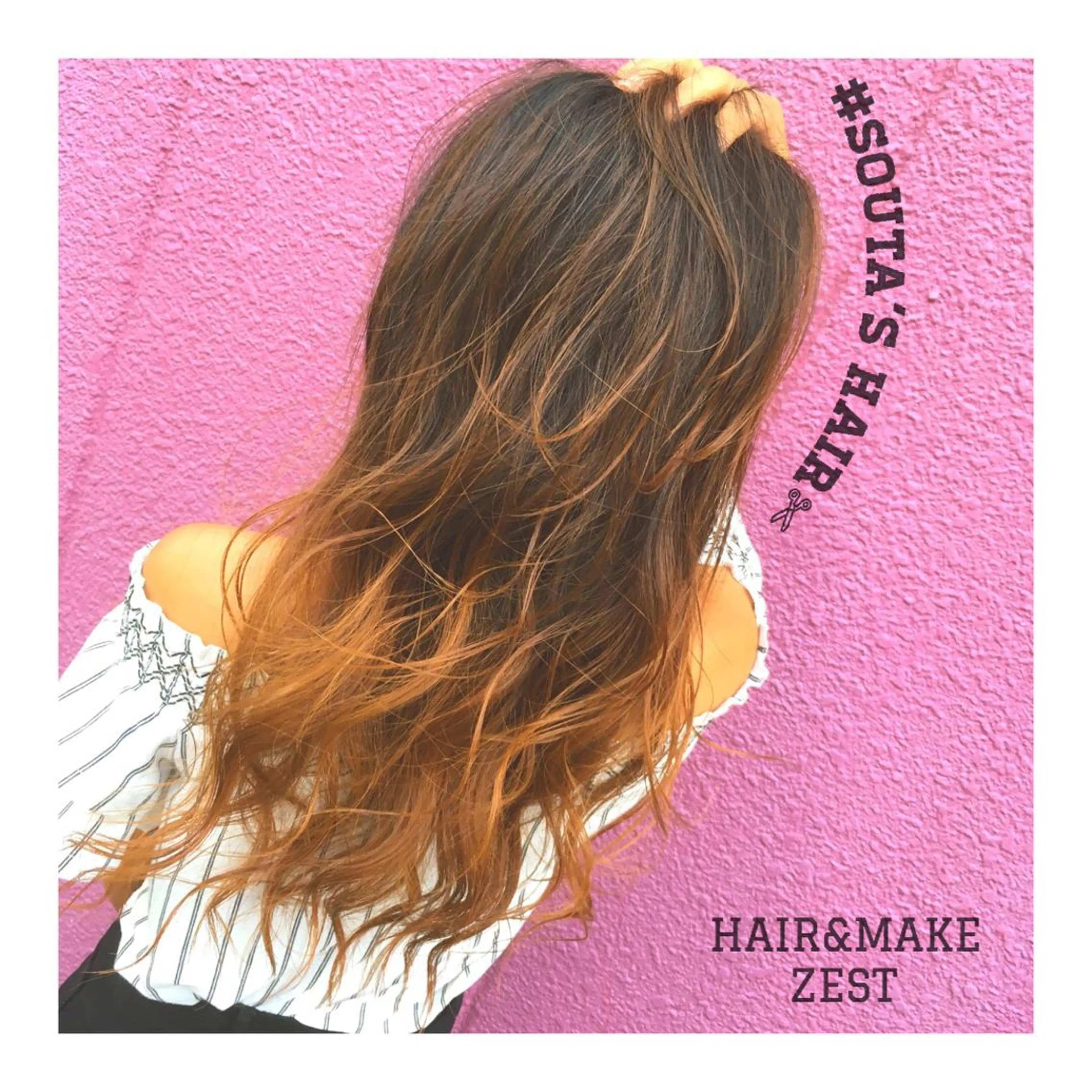 ロング カラー ヘアアレンジ ange☞ soutaのヘアスタイル