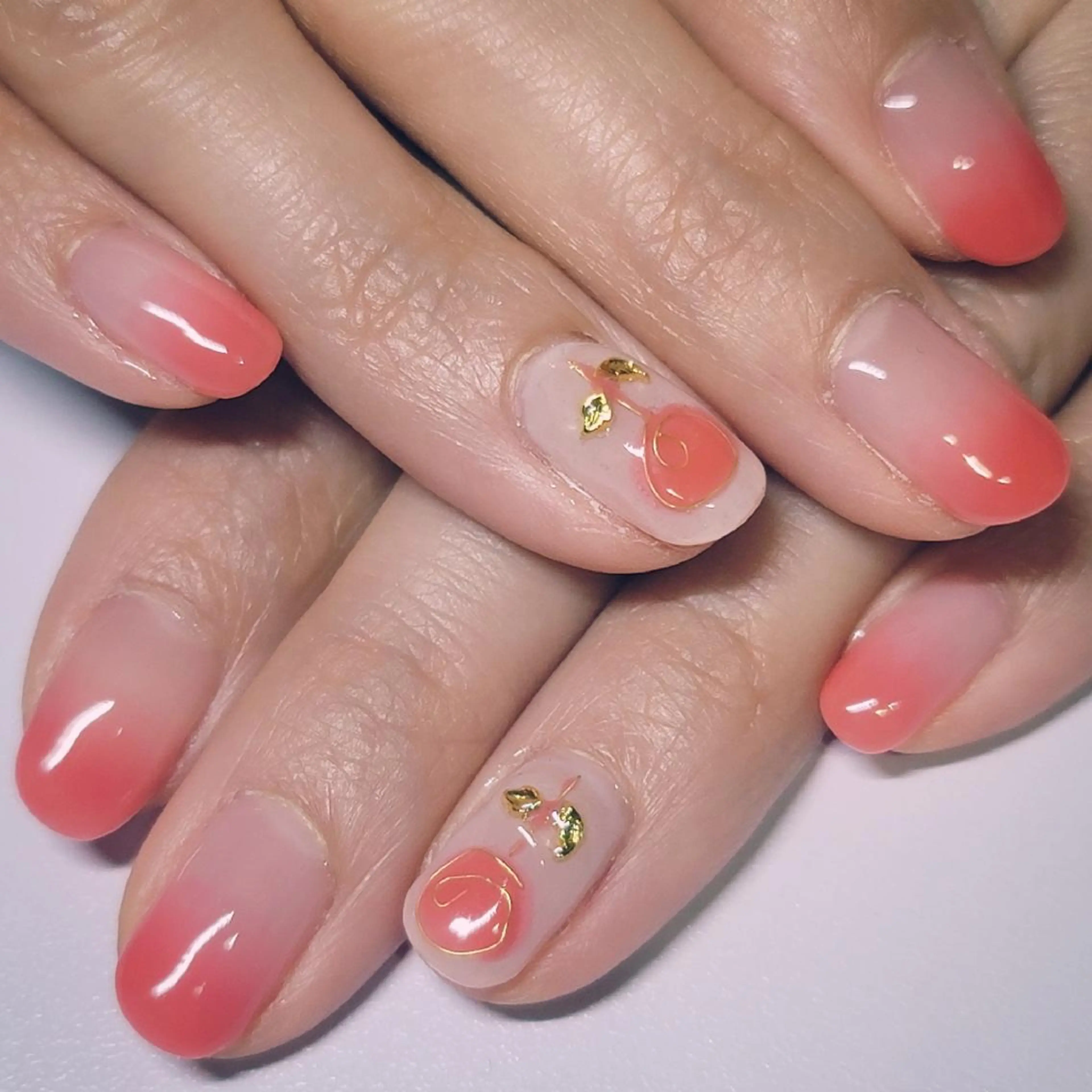 ネイル アートネイル グラデーション ハンドネイル よしだ ひろきのネイルデザイン