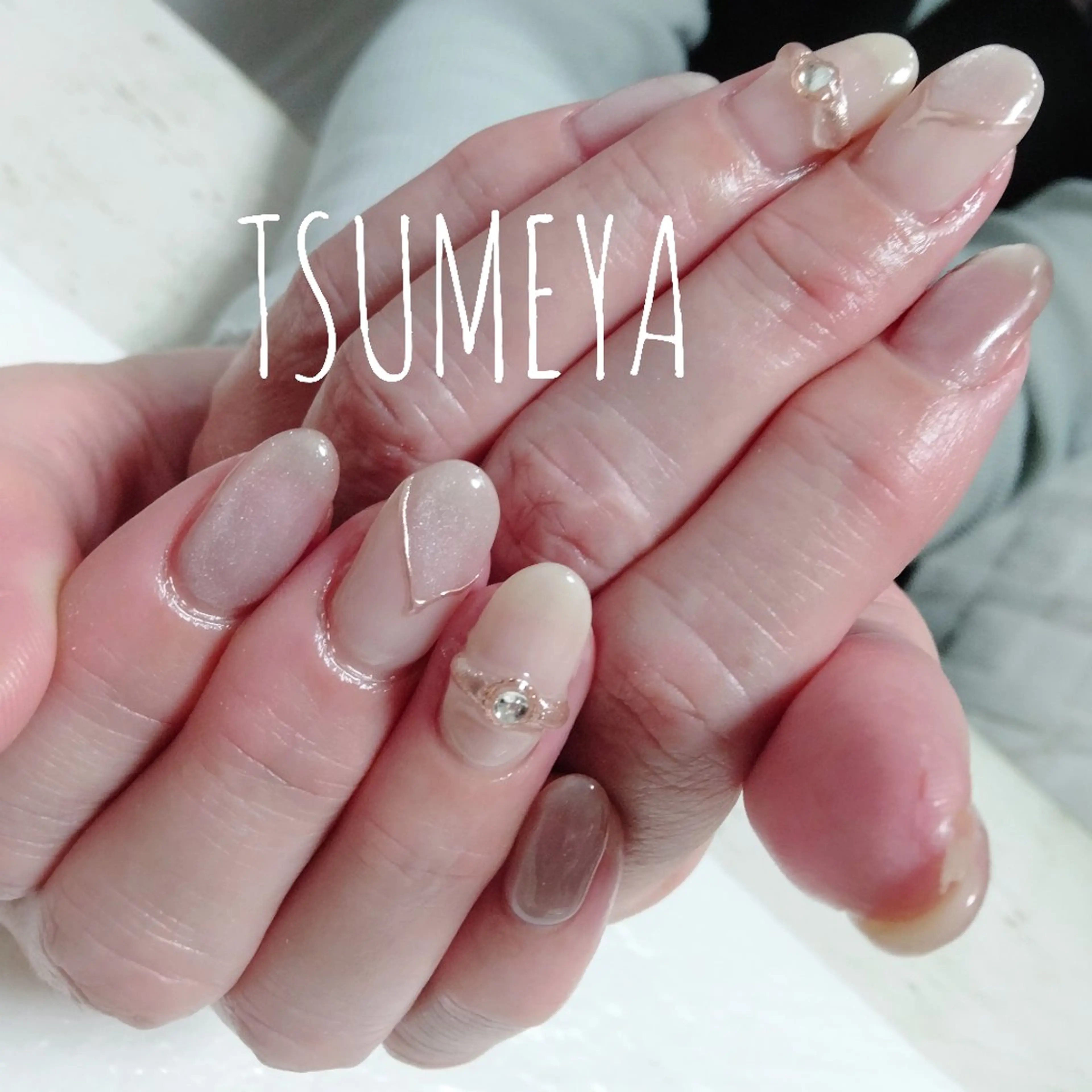ネイル 入学式 卒業式 ハンドネイル _TSUMEYA _のネイルデザイン