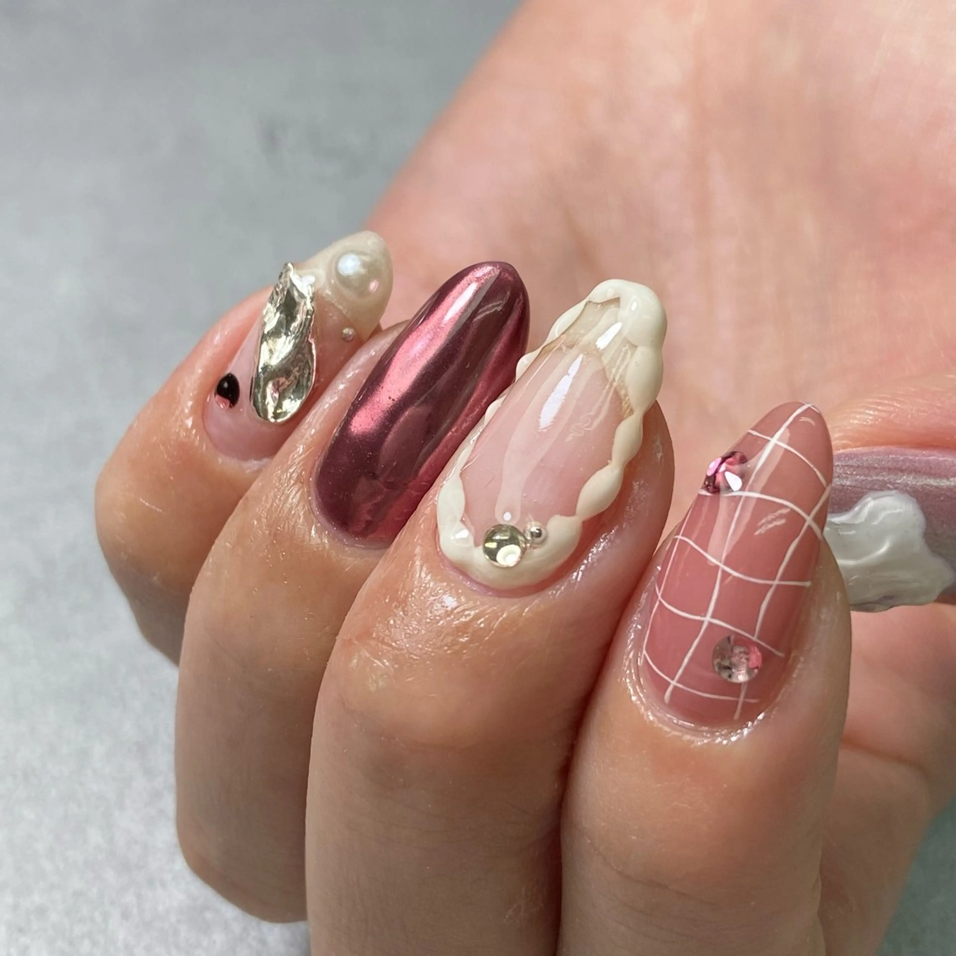 ネイル ハンドネイル nail salon Lumièreのネイルデザイン