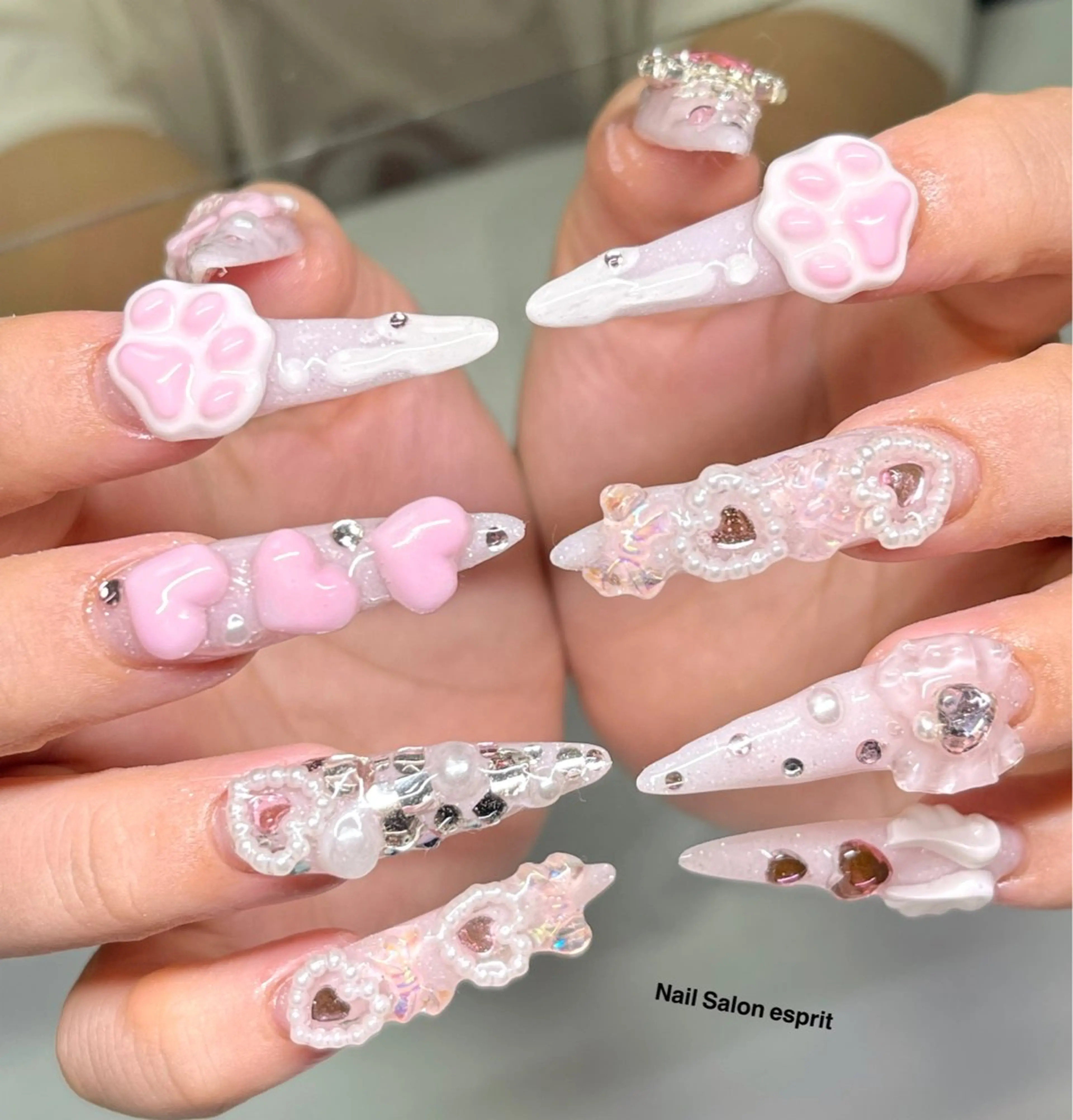 オフ無しスカルプ☆1枚MAX ,3D,アート,パーツやり放題の写真