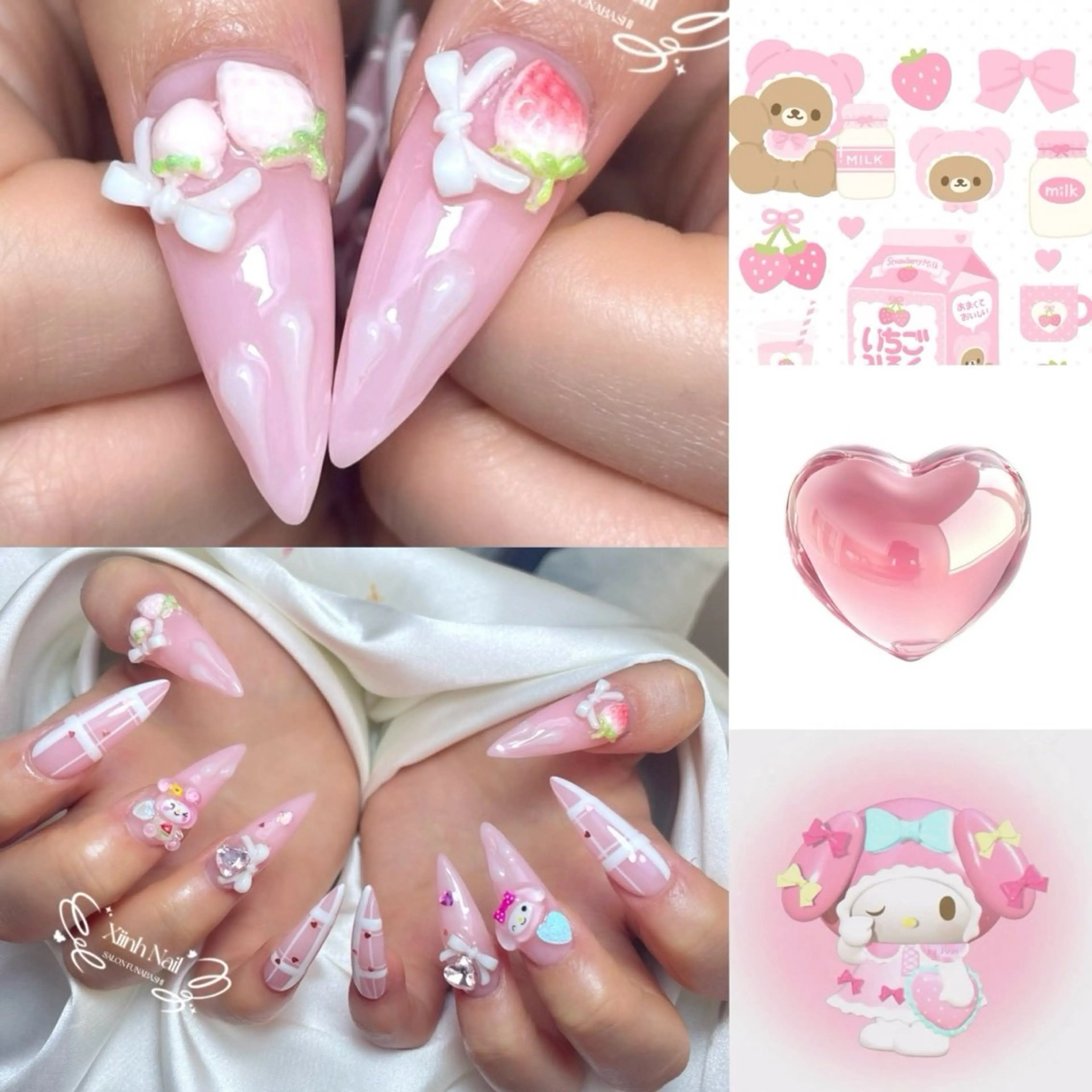ネイル チークネイル 桜ネイル 長さ出し フットネイル ジェルネイル ハンドネイル YURI NAILのネイルデザイン