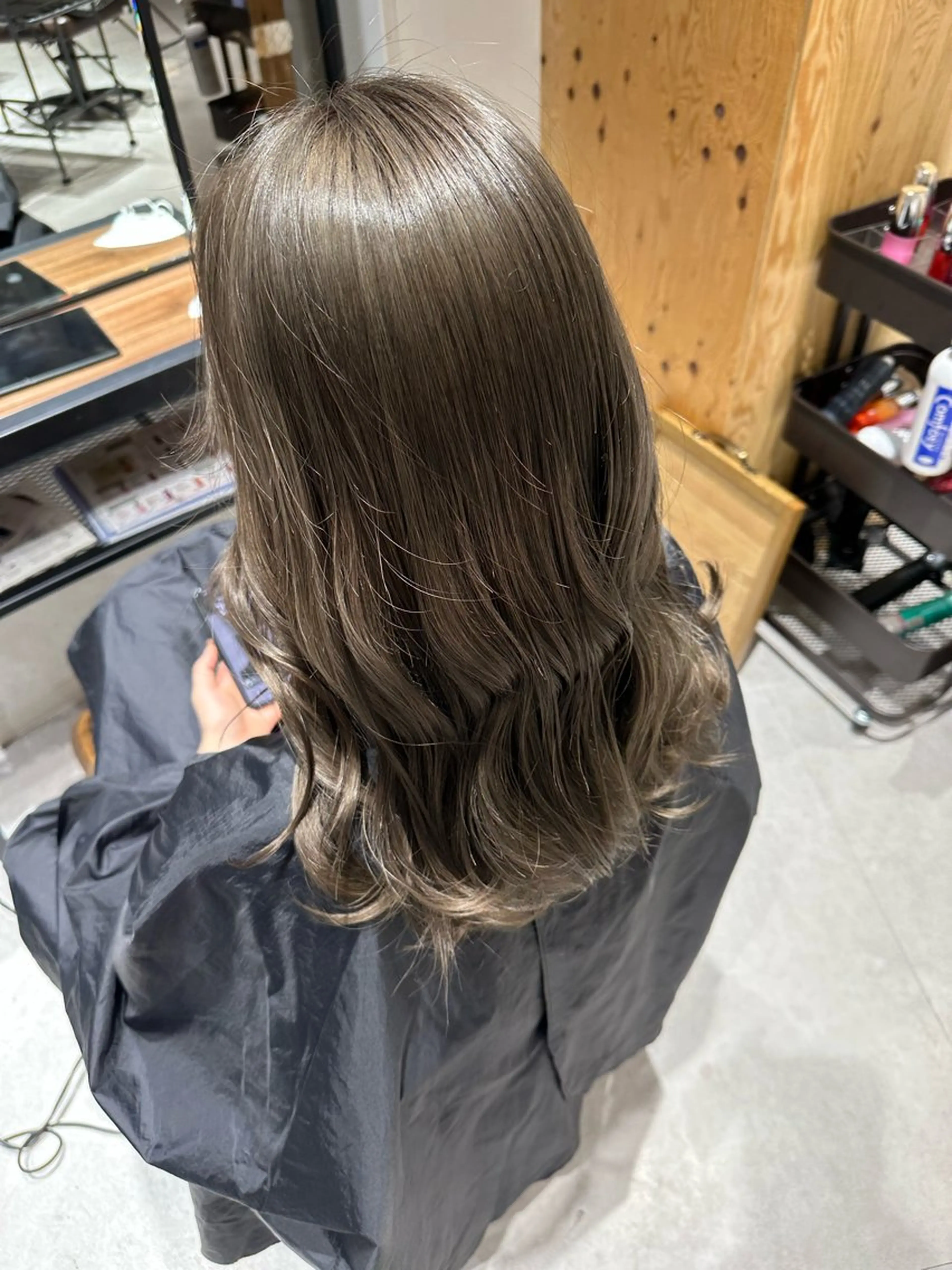 セミロング cinq所属・ハイトーン/ラベンダ ー/ yuina🪄のヘアスタイル