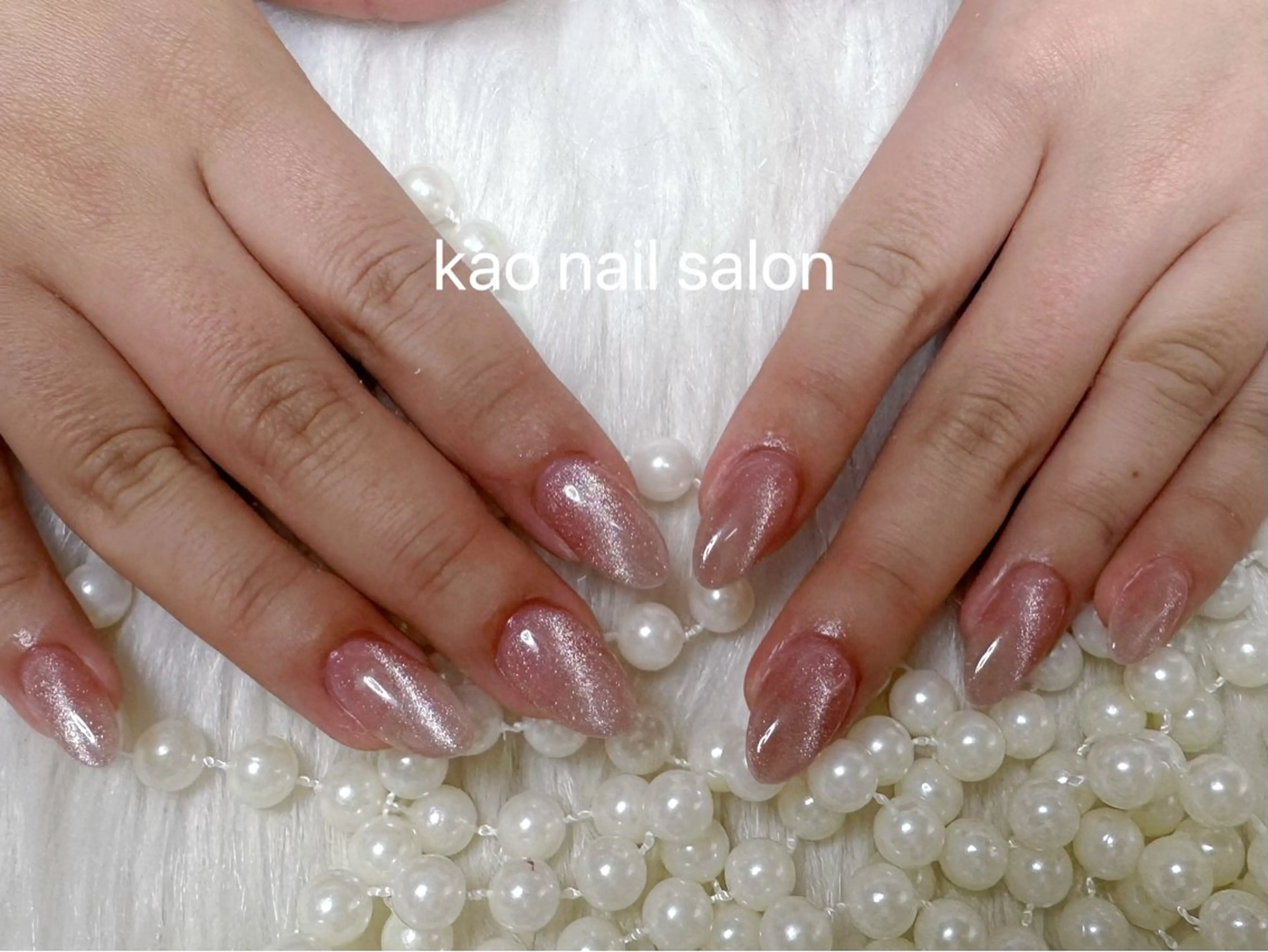 ネイル ハンドネイル kao nail マグネット/長さだしのネイルデザイン