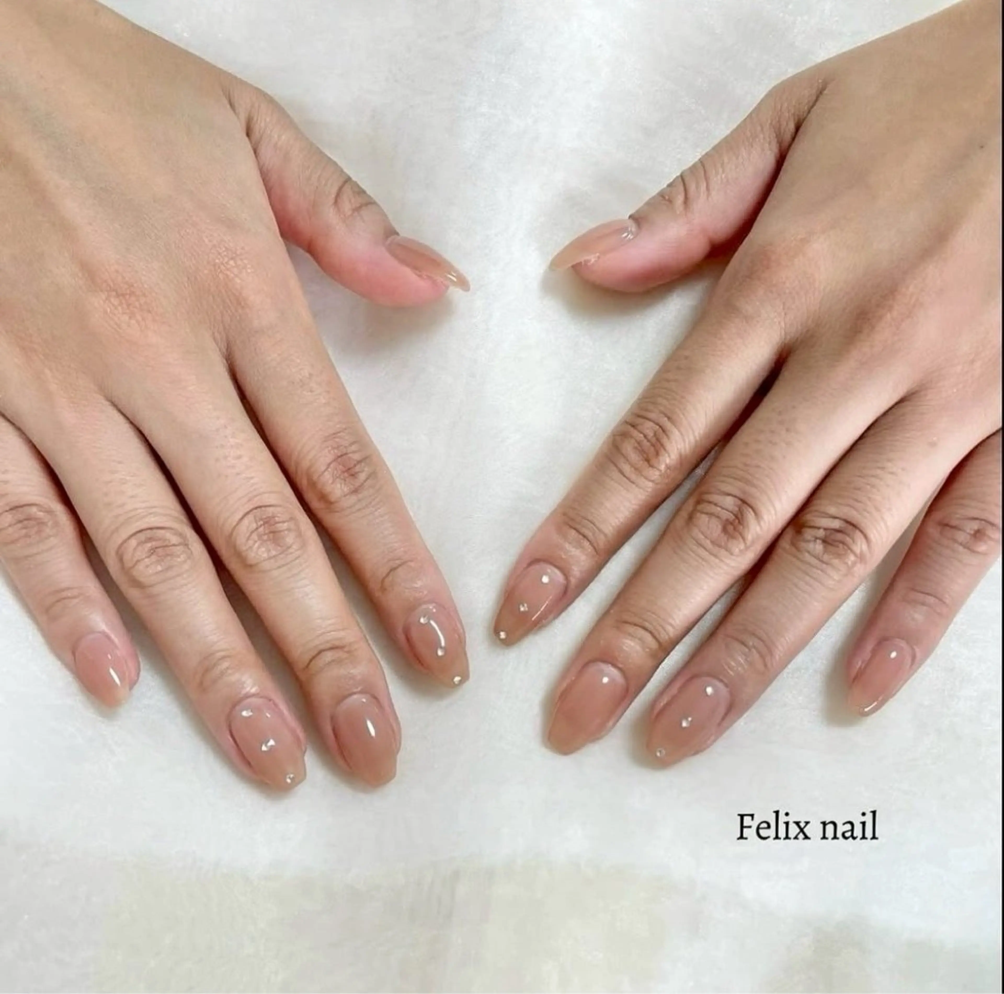 ネイル ハンドネイル Felixnail TANAKA🐰🤍のネイルデザイン