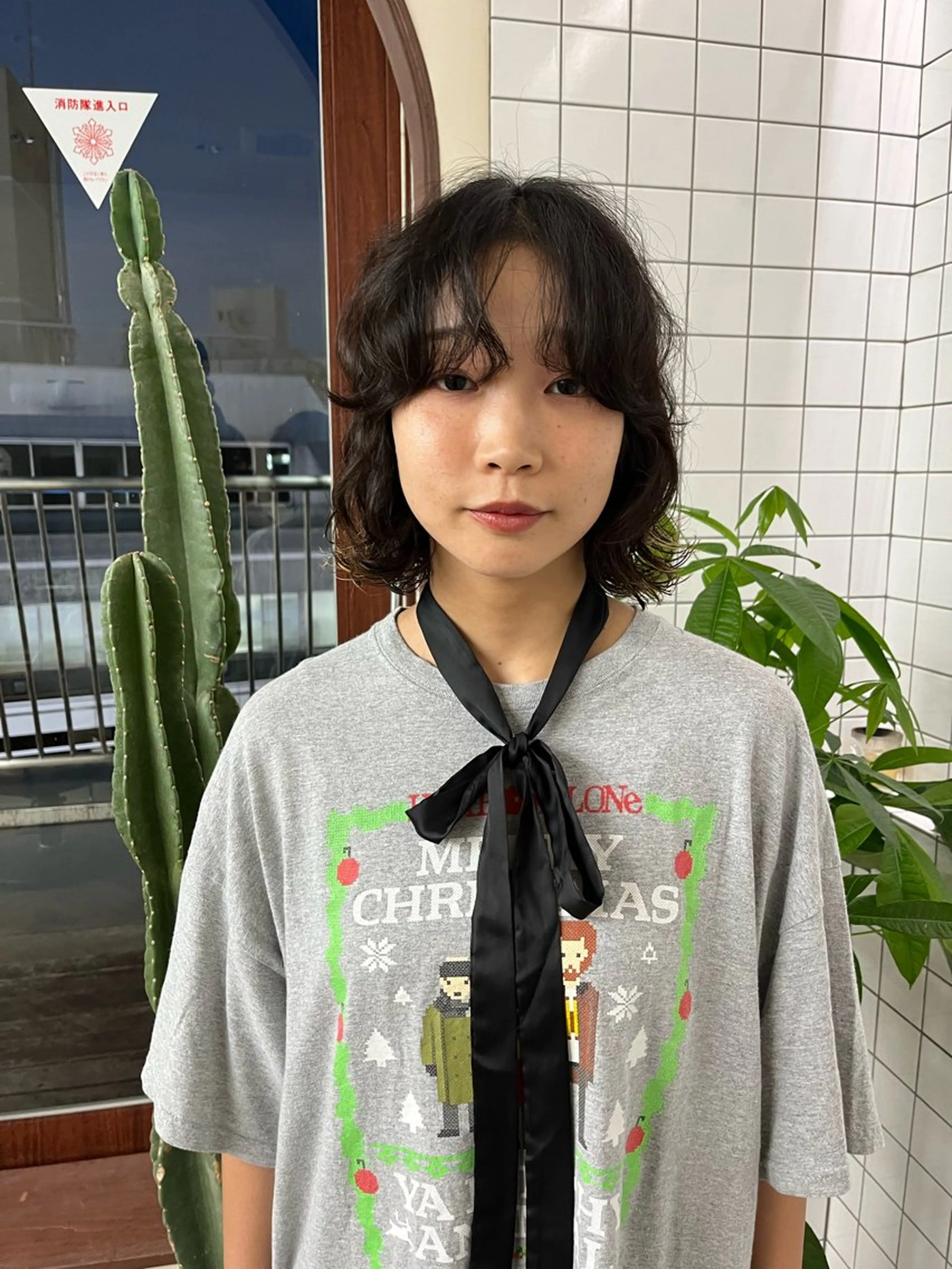 ショート パーマ ボブ ボブパーマ/パーマ ウルフパーマのヘアスタイル