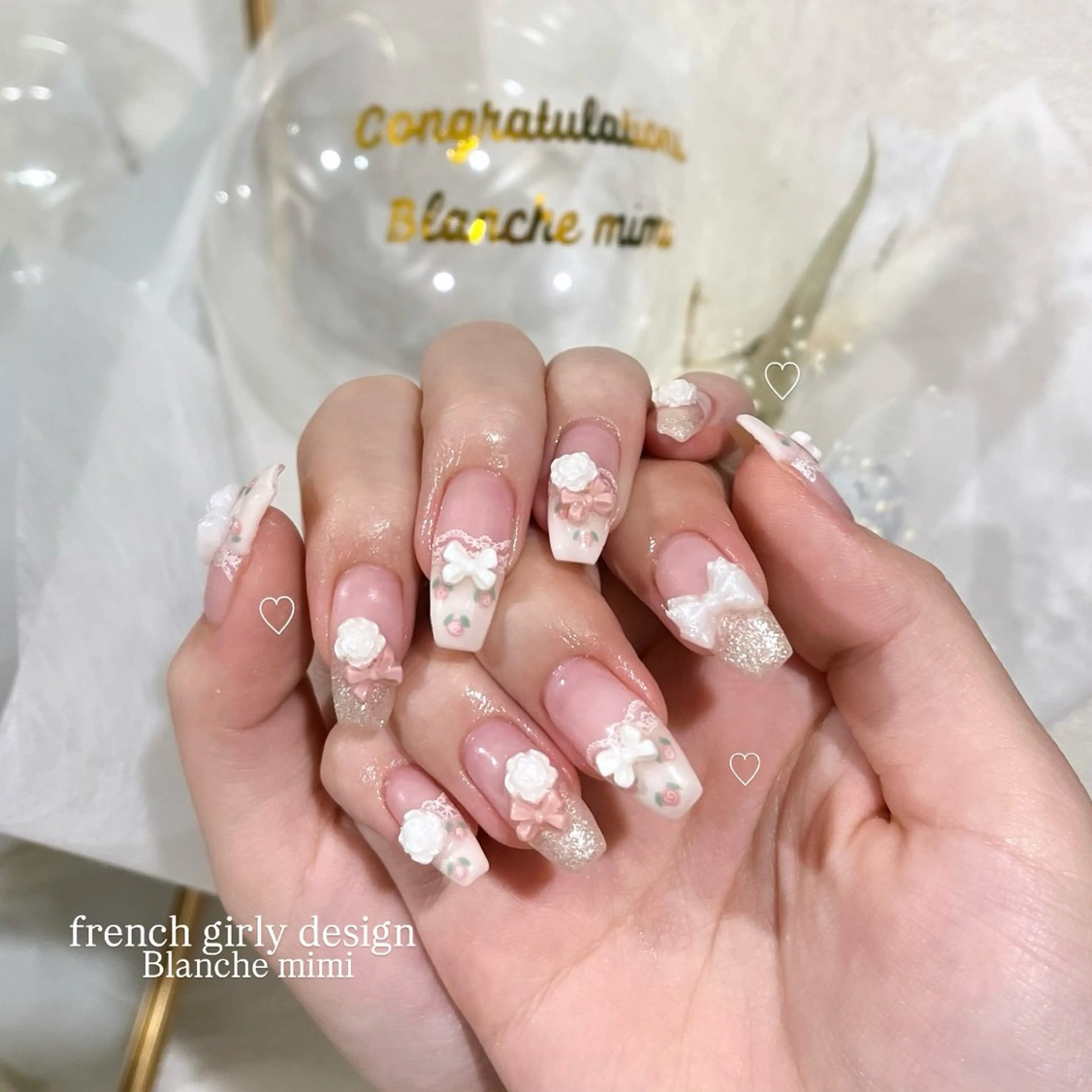 ネイル ハンドネイル Blanche mimi.u_aのネイルデザイン