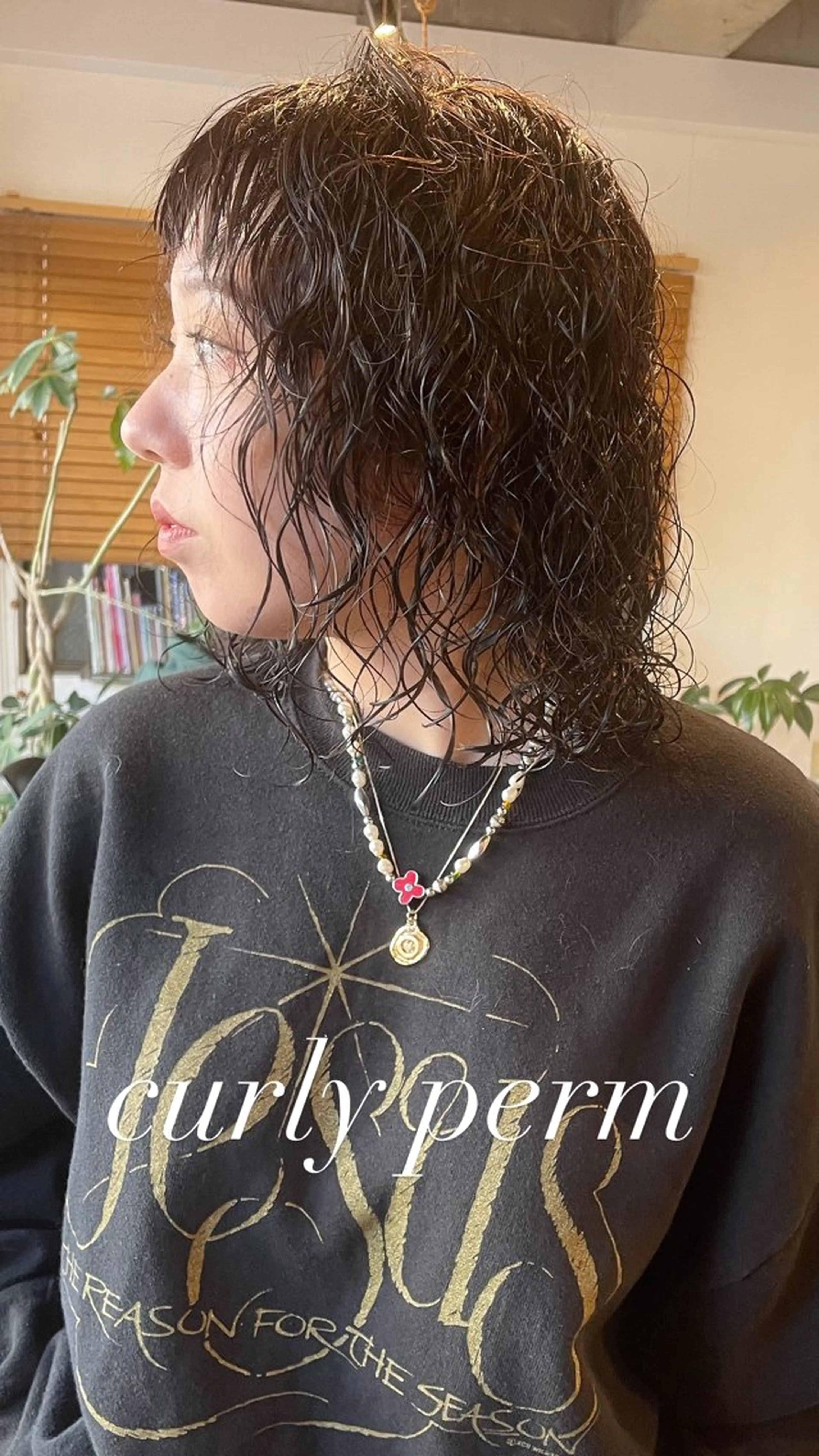 ミディアム パーマ カット パーマ トリートメント salowin kagoshima所属・芝田 怜也のヘアスタイル