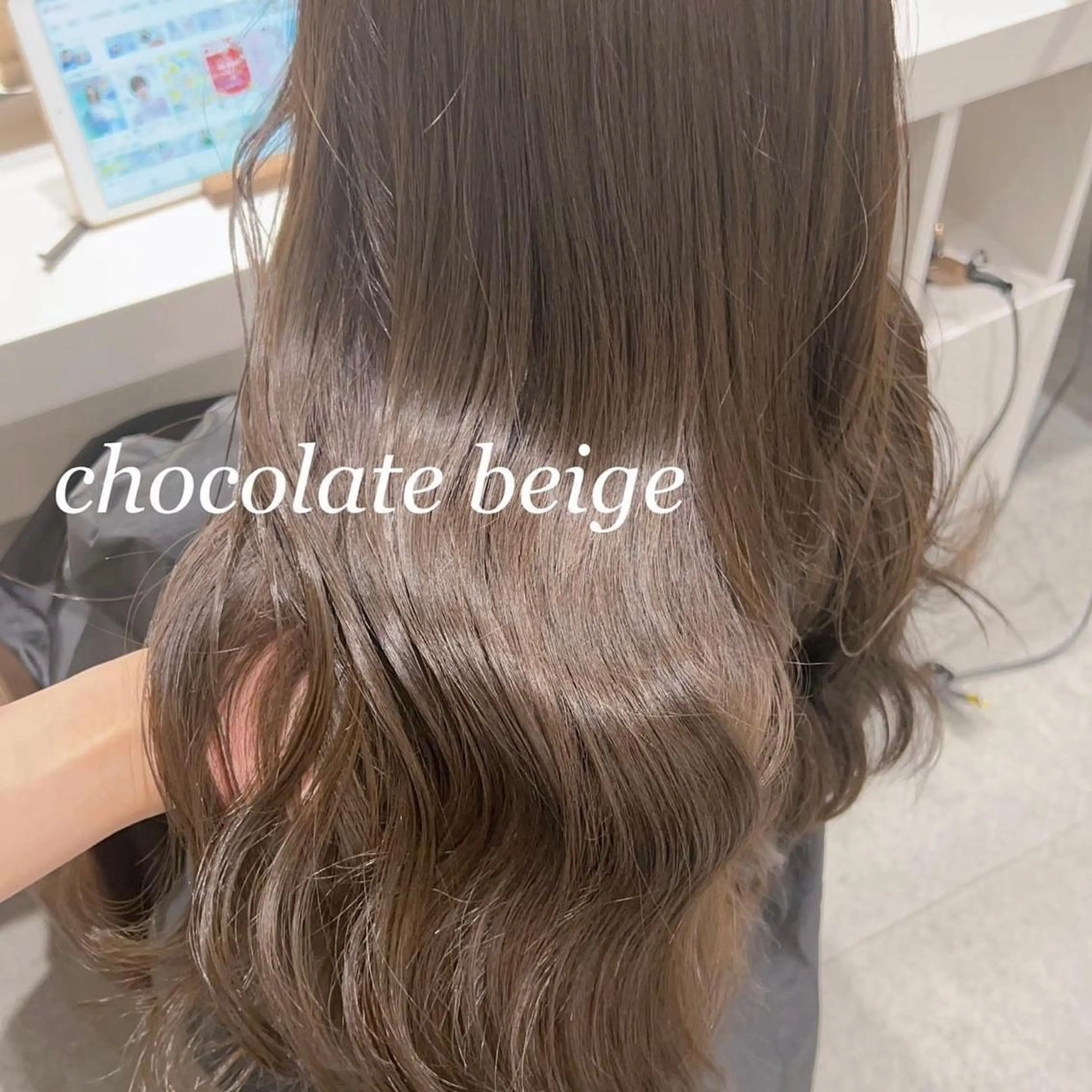 ロング カラー 透明感カラー 艶カラー/ヘアセット 着付け　ふうか　渋谷のヘアスタイル