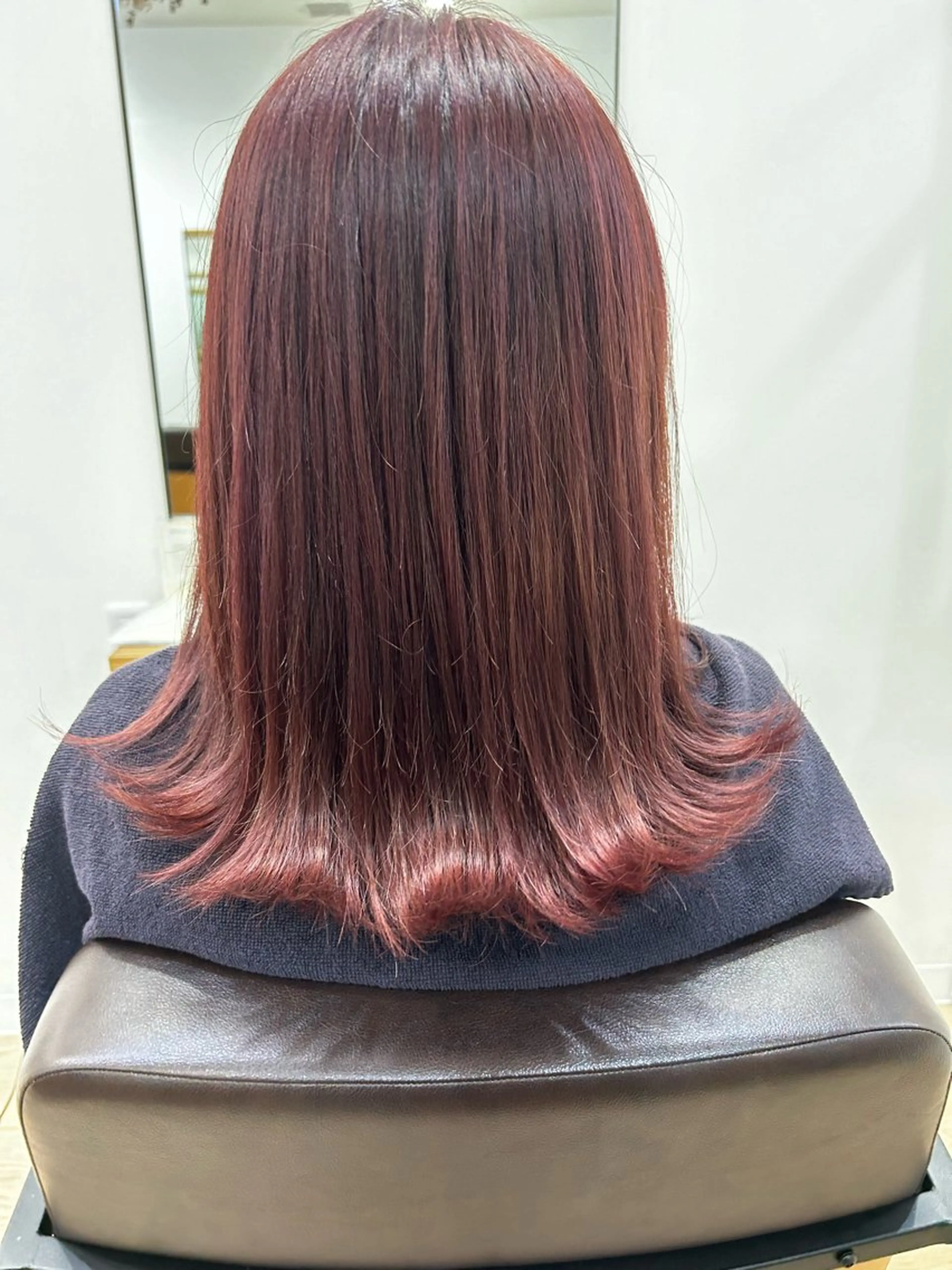 ミディアム 縮毛矯正 ⭐️美髪矯正　透明感 nobuのヘアスタイル