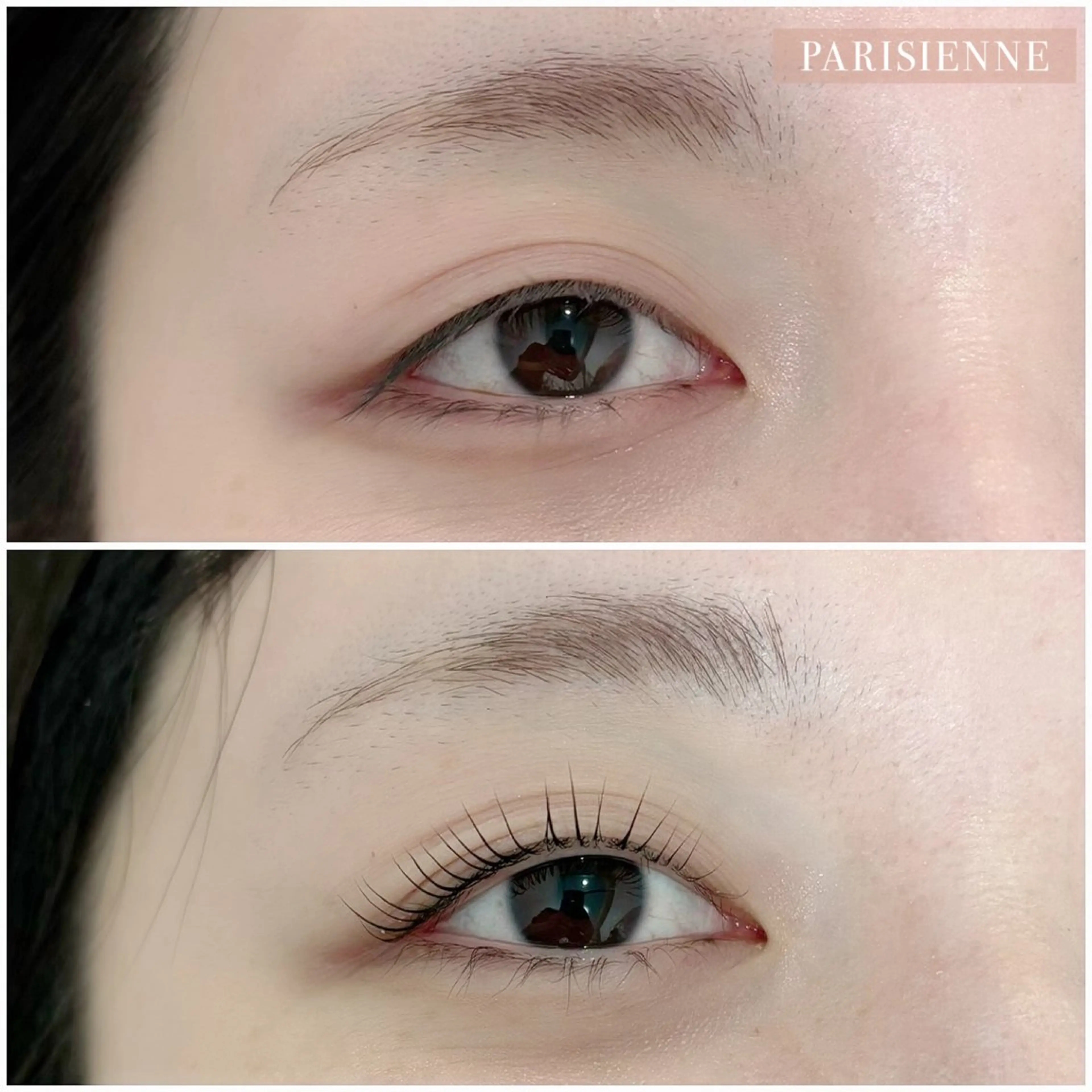 マツエク・マツパ パリジェンヌラッシュリフト 一重×まつ毛パーマ マツパ SALON yc.hacciのマツエク・マツパデザイン